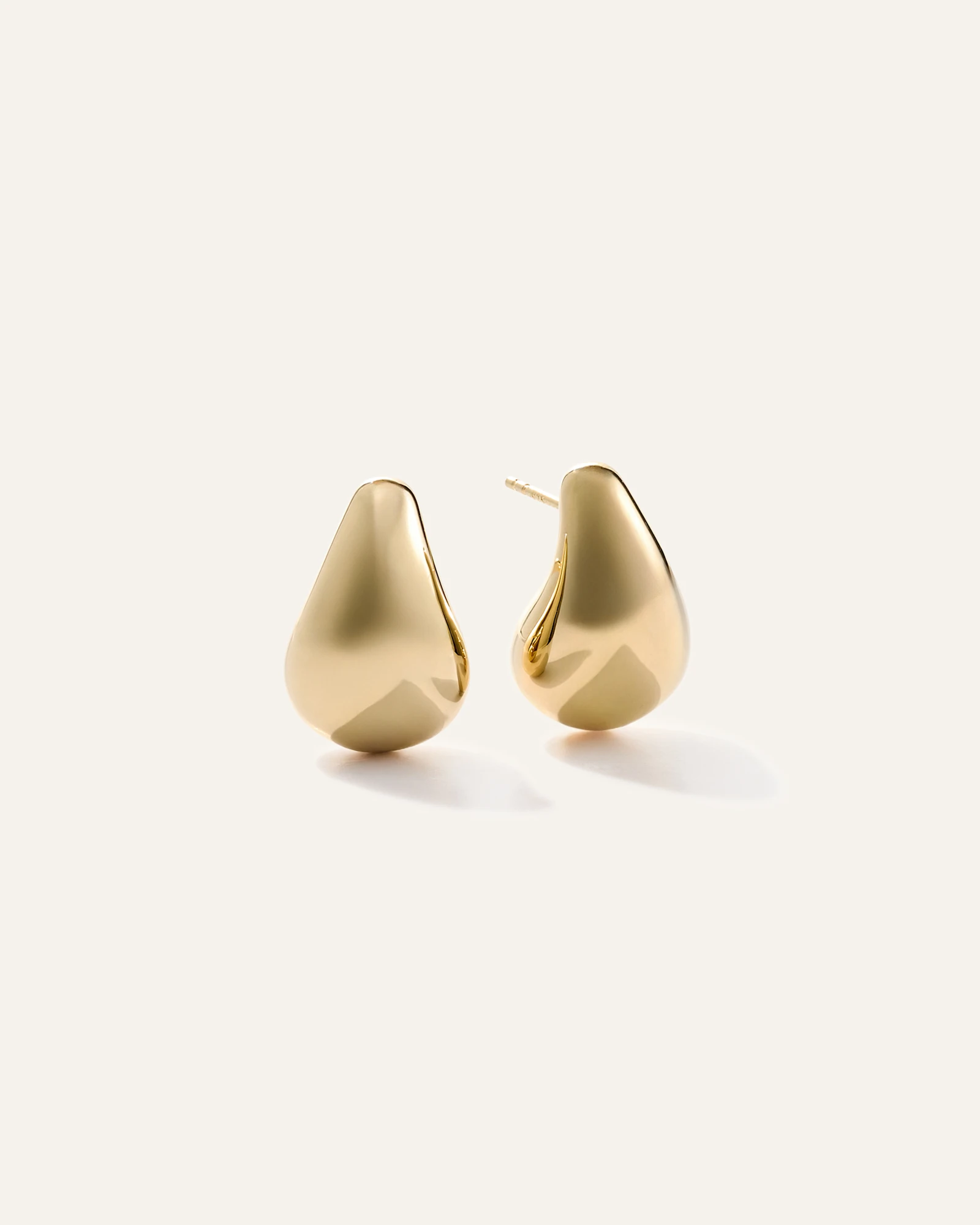 Teardrop Earrings in Gold Vermeil