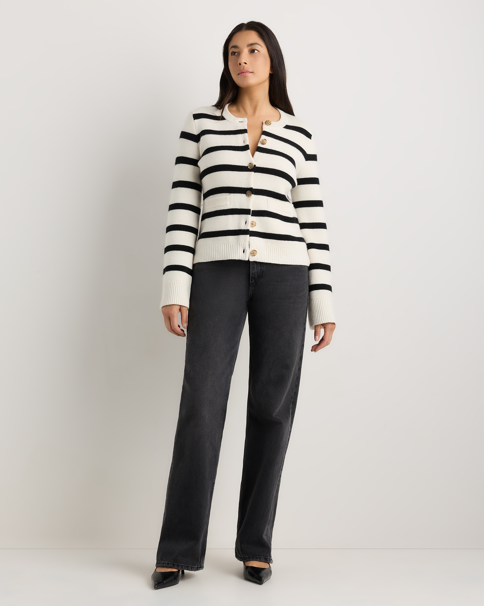French Terry Modal Cardigan