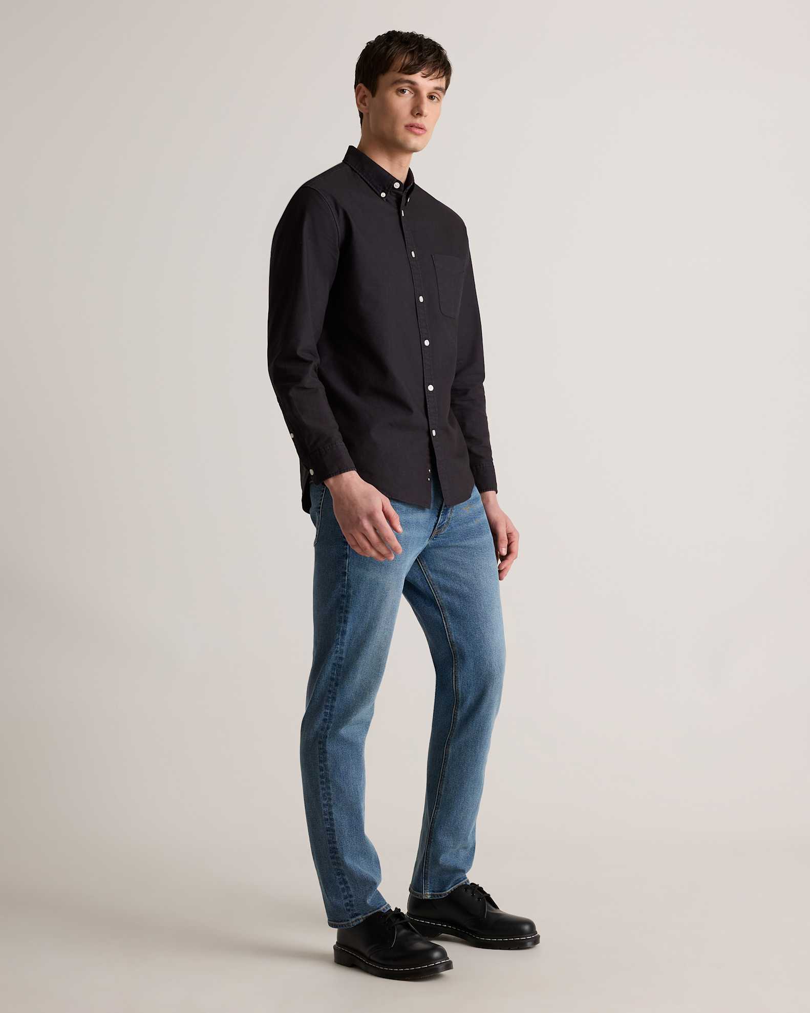 100% Organic Cotton Gauze Long Sleeve Shirt