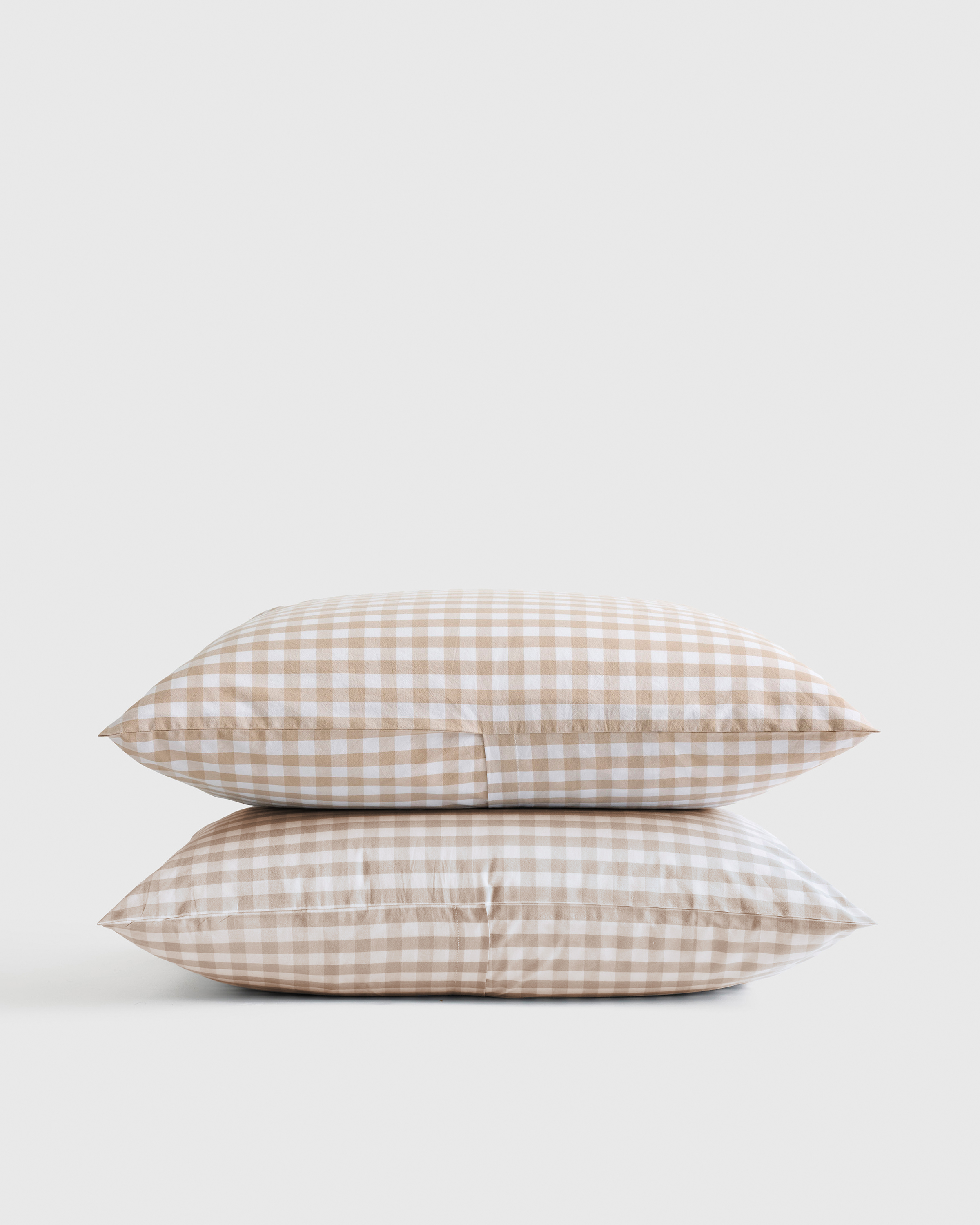 Cafe Classic Organic Percale Gingham Sham Set