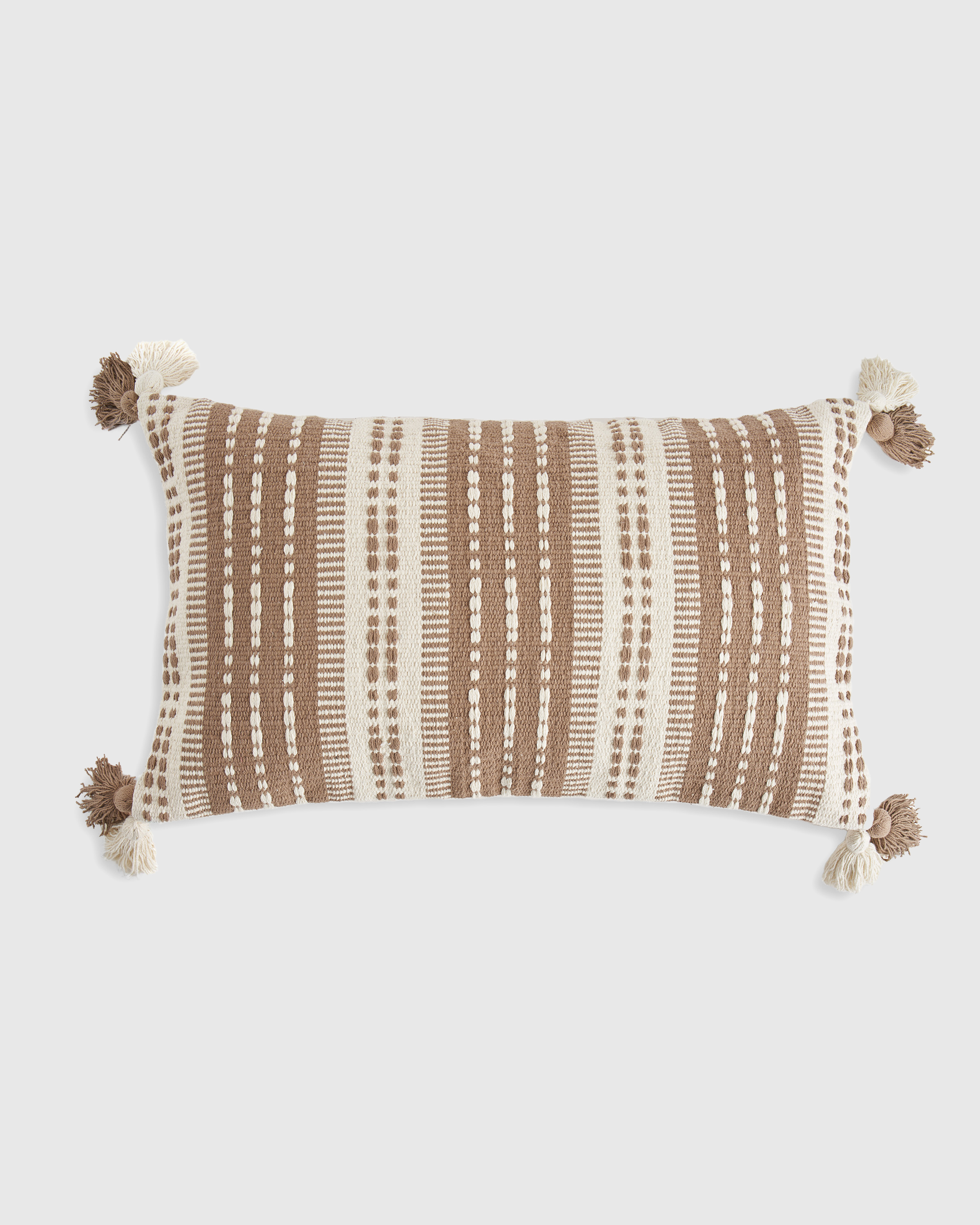 Dark Flax Rowe Pillow Cover