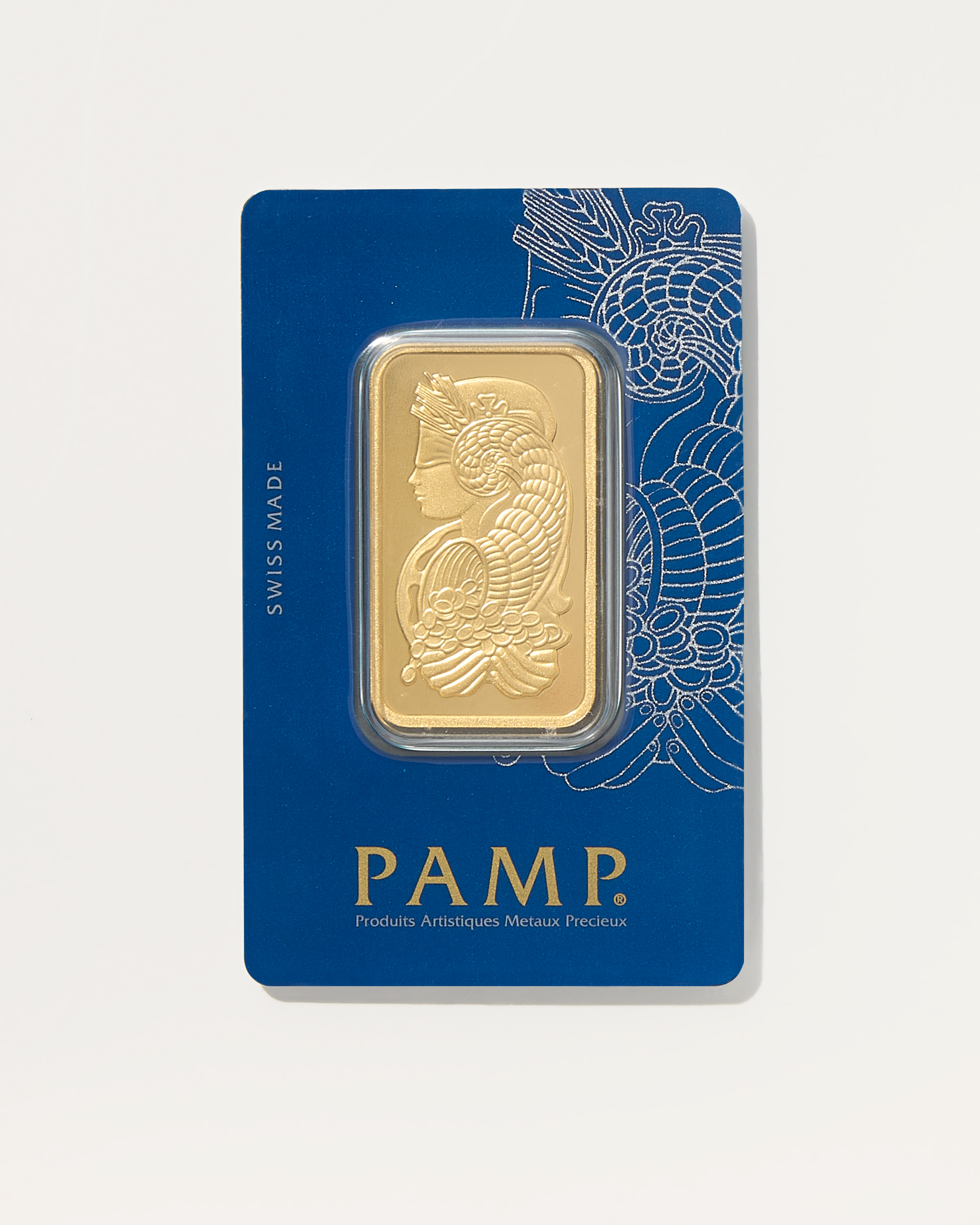 Quince 1 oz Gold Bar Pamp Lady Fortuna Veriscan In Gold