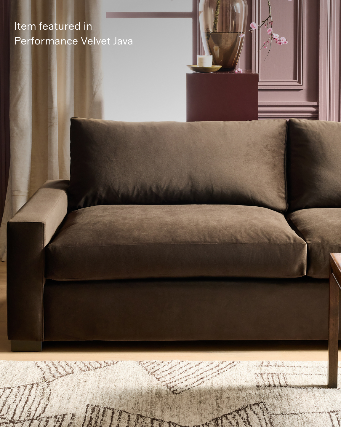 Bruno Leather Chaise Sectional