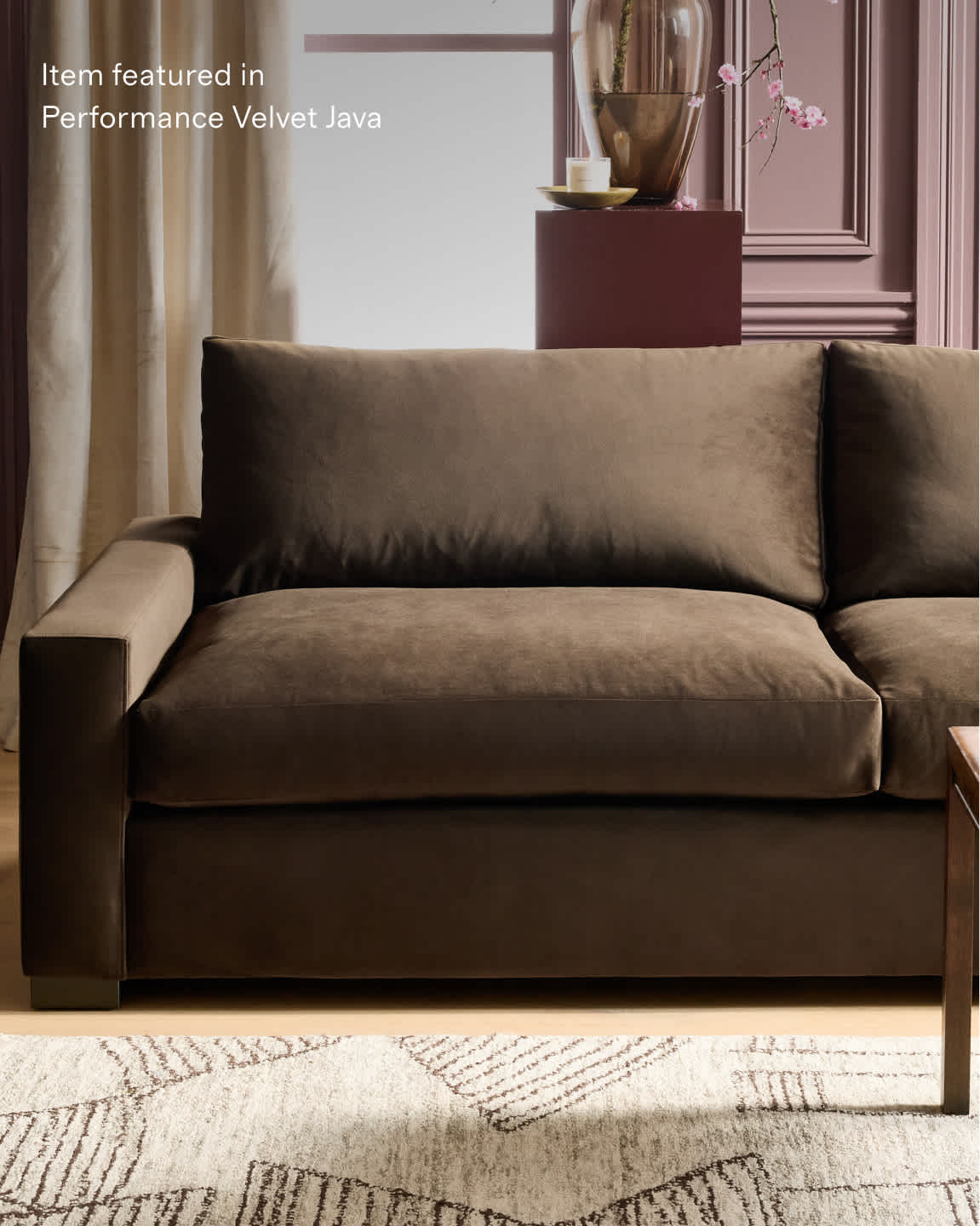 Bruno Leather Chaise Sectional