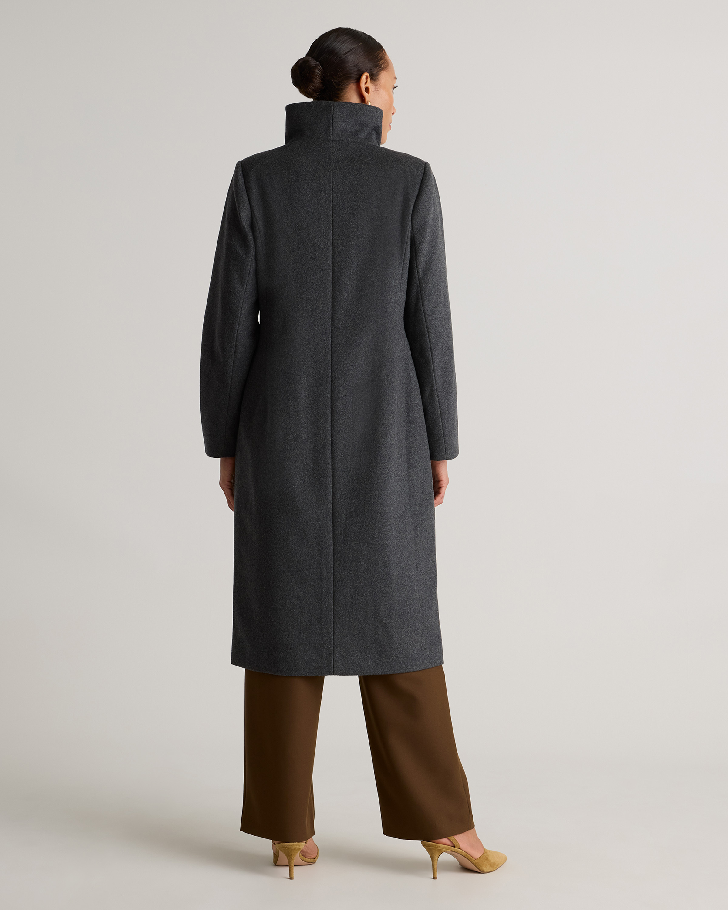 Italian Wool Long Cocoon Coat