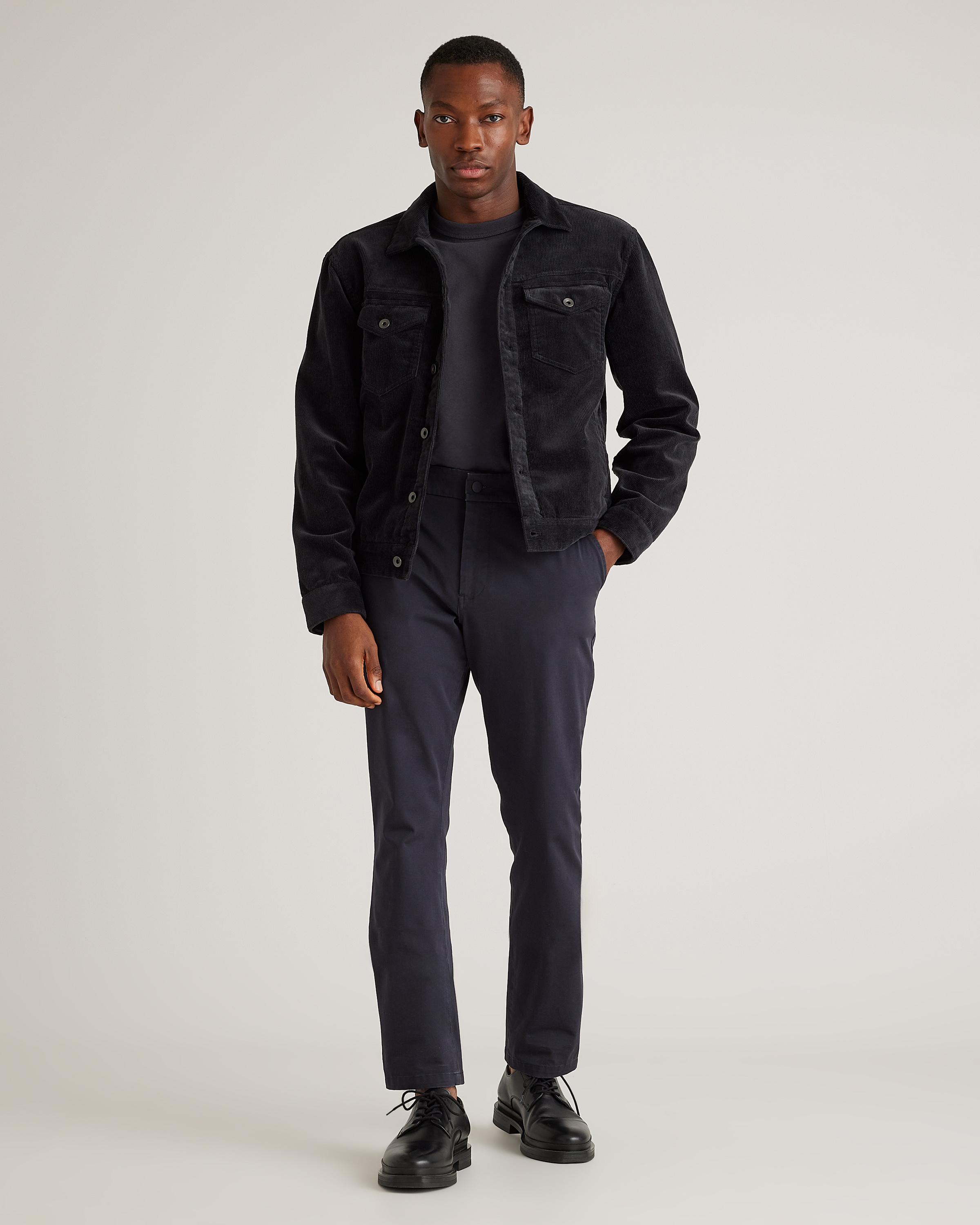 Organic Stretch Corduroy Trucker Jacket