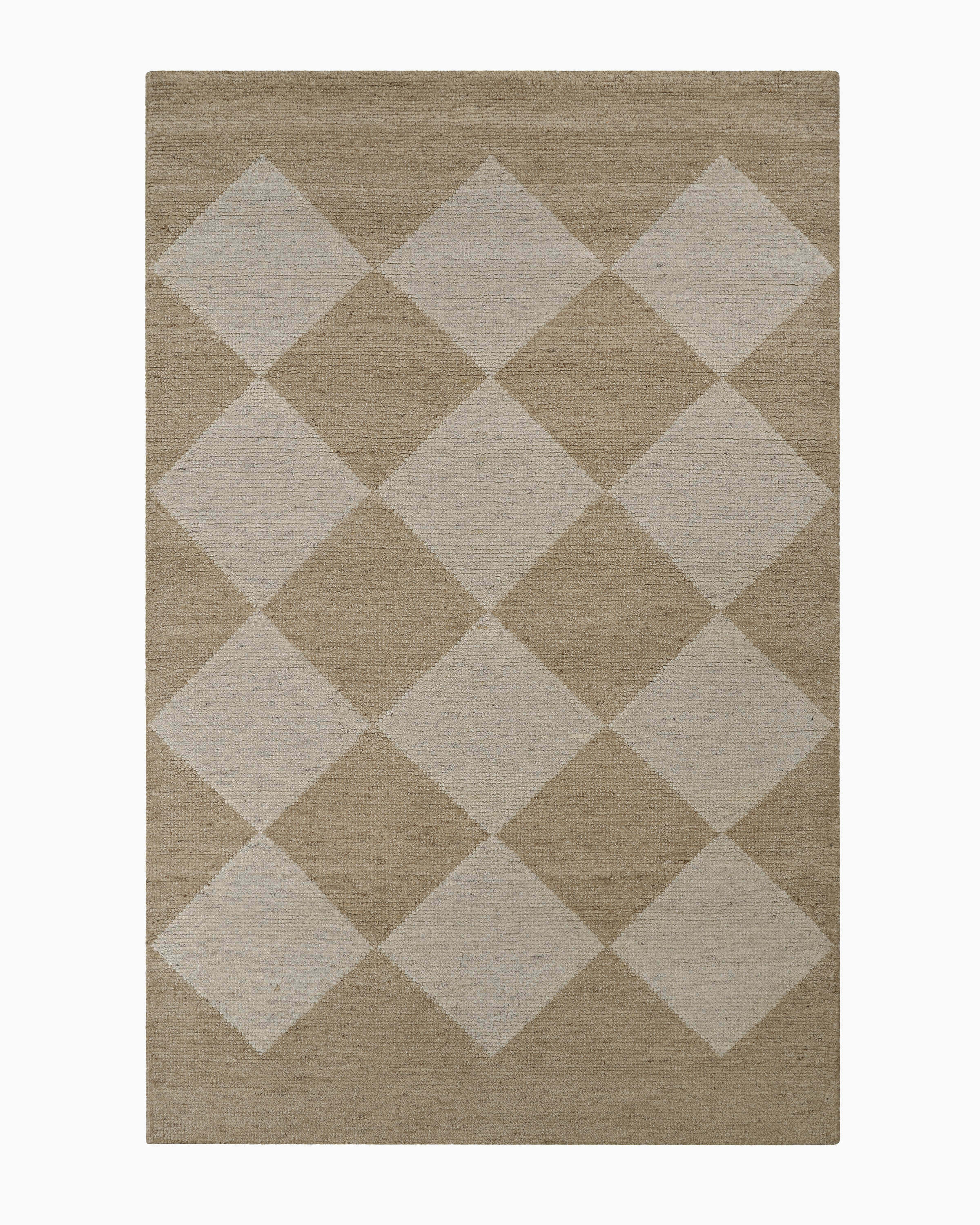 Beige Rome Hand-Loomed Wool Rug