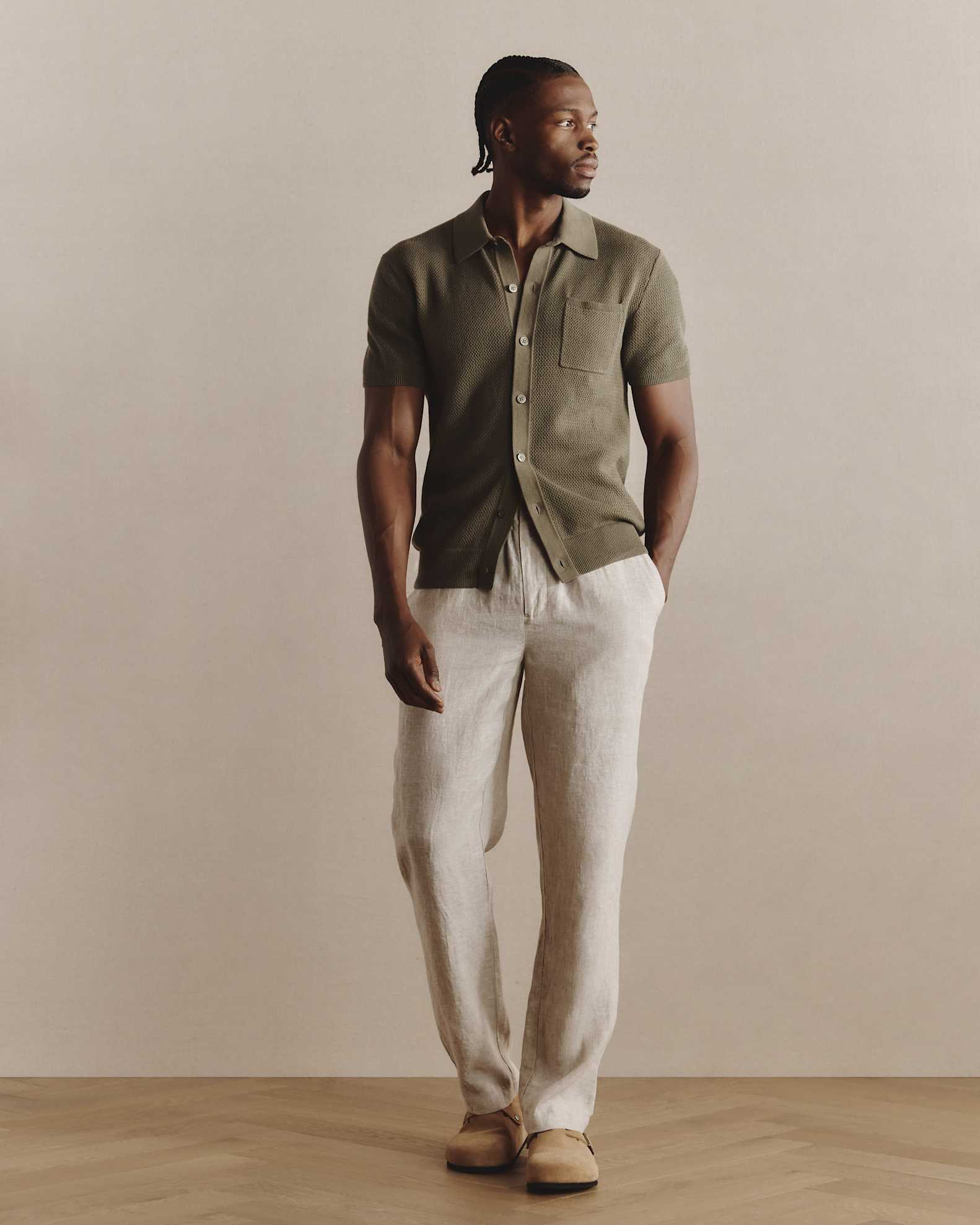linen shirt dress pants White Irish Linen Dress Pant