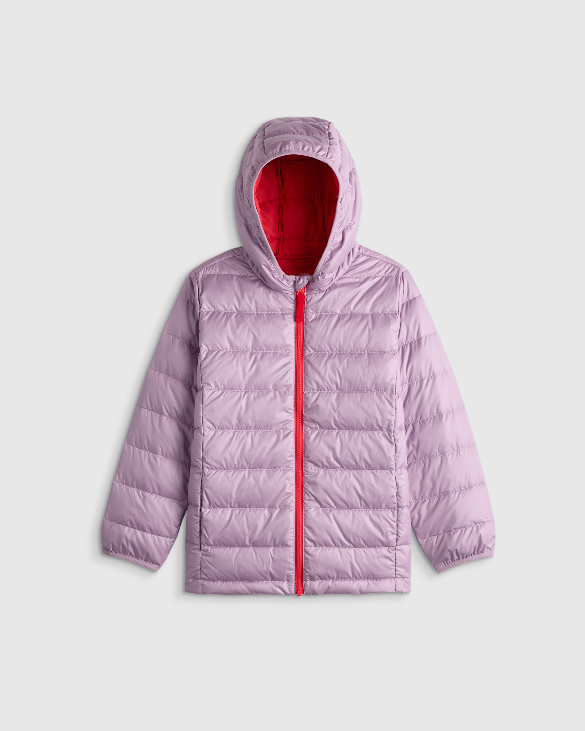 Lavender Mist Lightweight Down Hooded Puffer Jacket