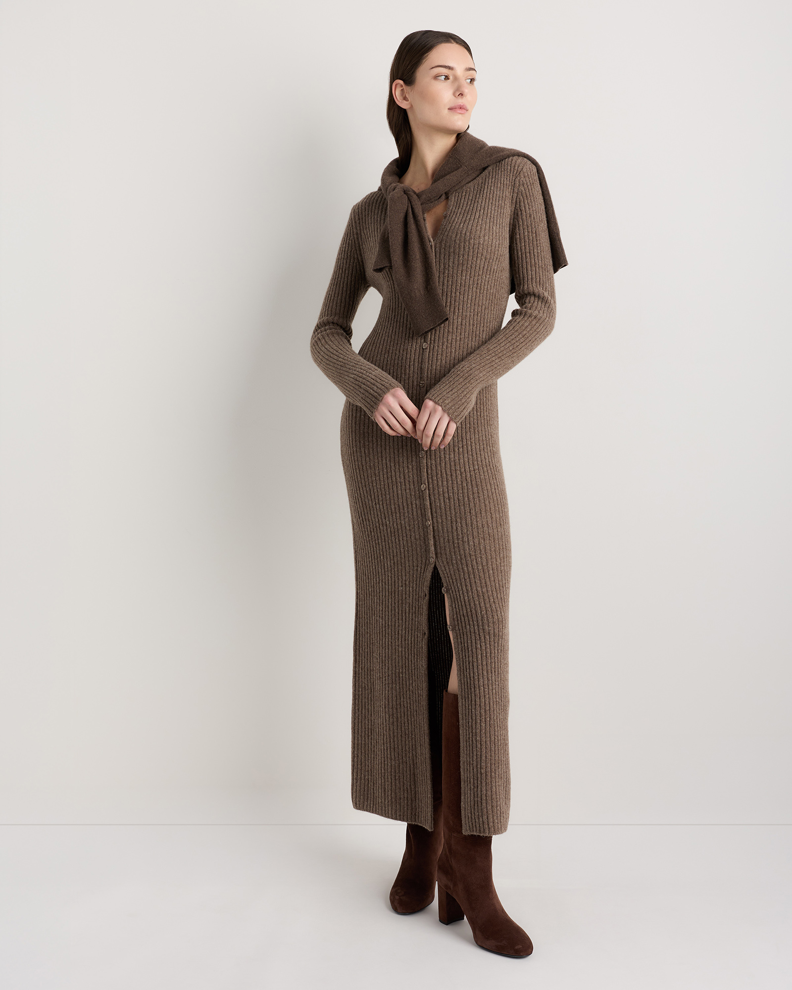 Knitted Dresses Joseph Sweater Dress Womens Dresses Maxi Sweater Dress  Mariah Ribbed Knit Maxi Dress Great