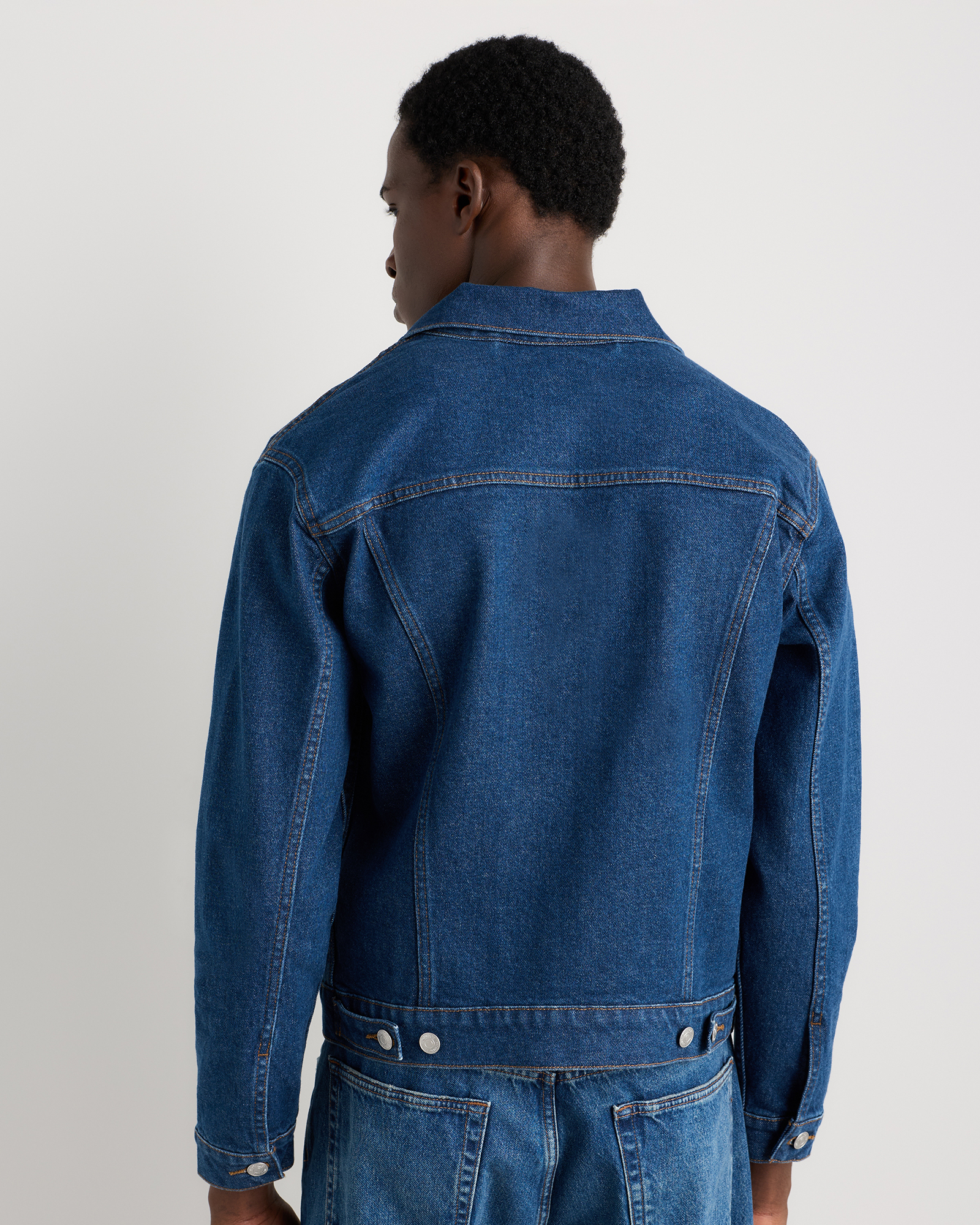 C.E ｜15AW Denim Jacket（Indigo・M） Men's 100% Organic Cotton Denim Jacket in Dark Indigo
