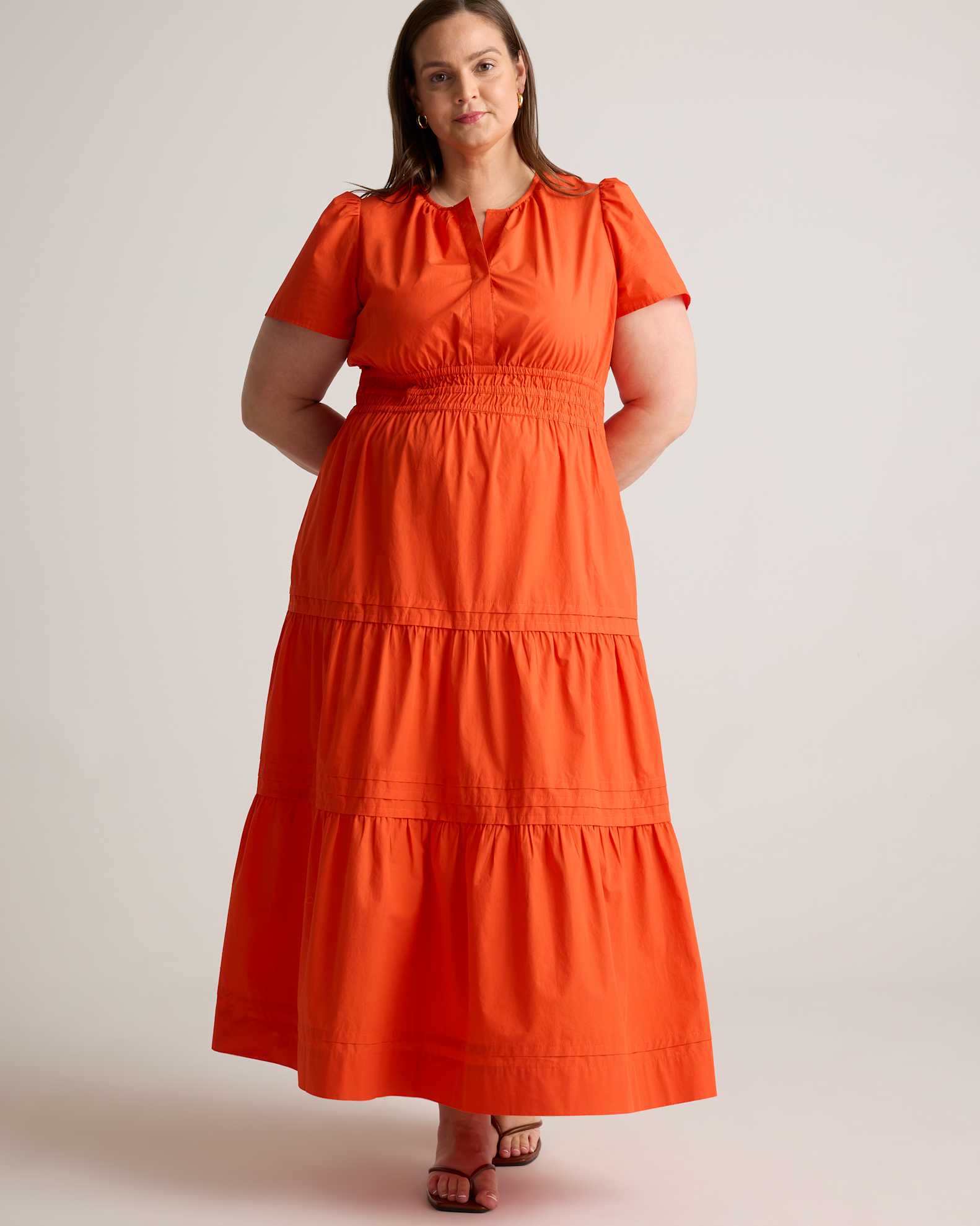 red cotton dress plus size Shop Plus Size Red Floral Cotton Maxi Dress for Women Online