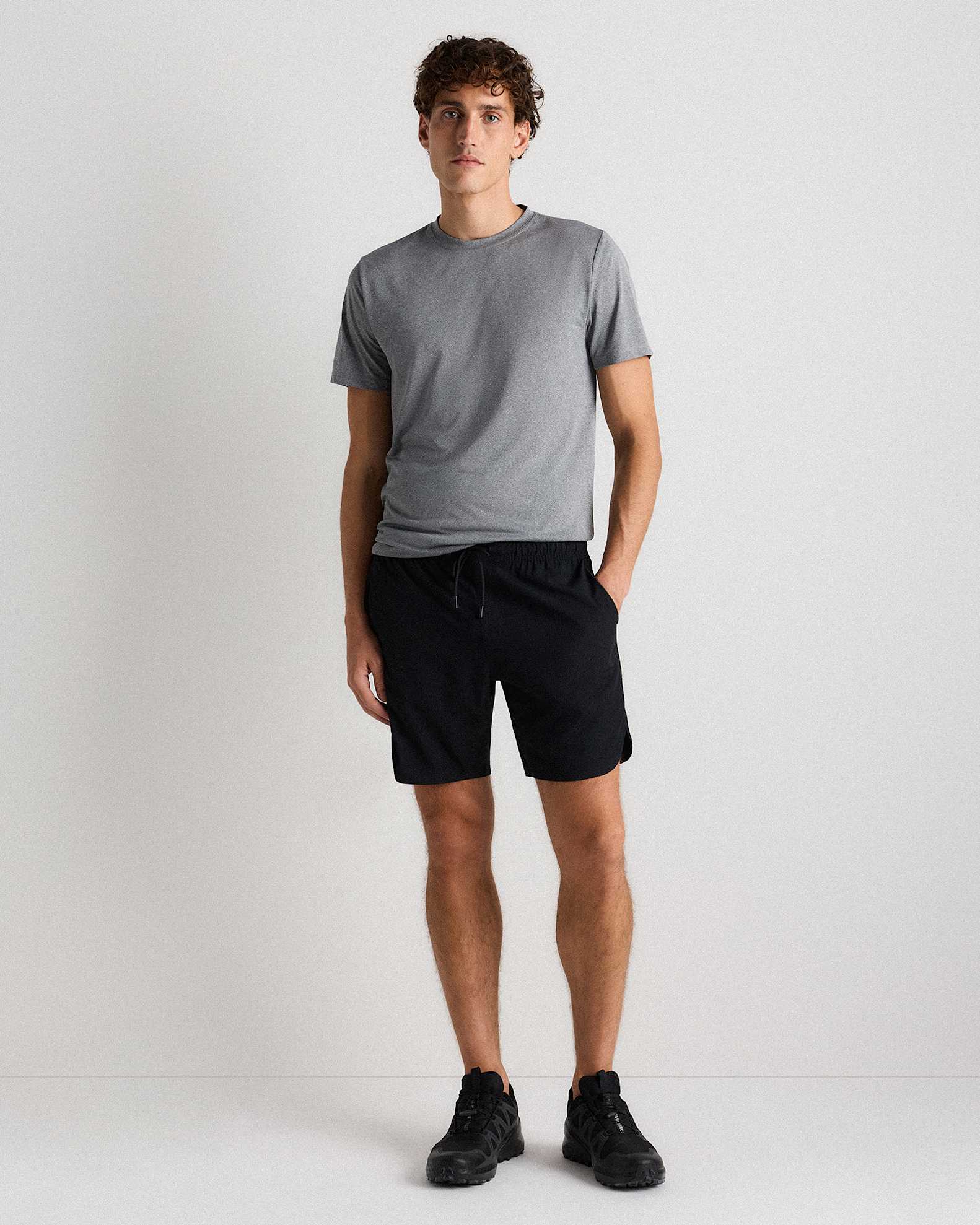 Sweat Tech Training Short - 7" Unlined in Black