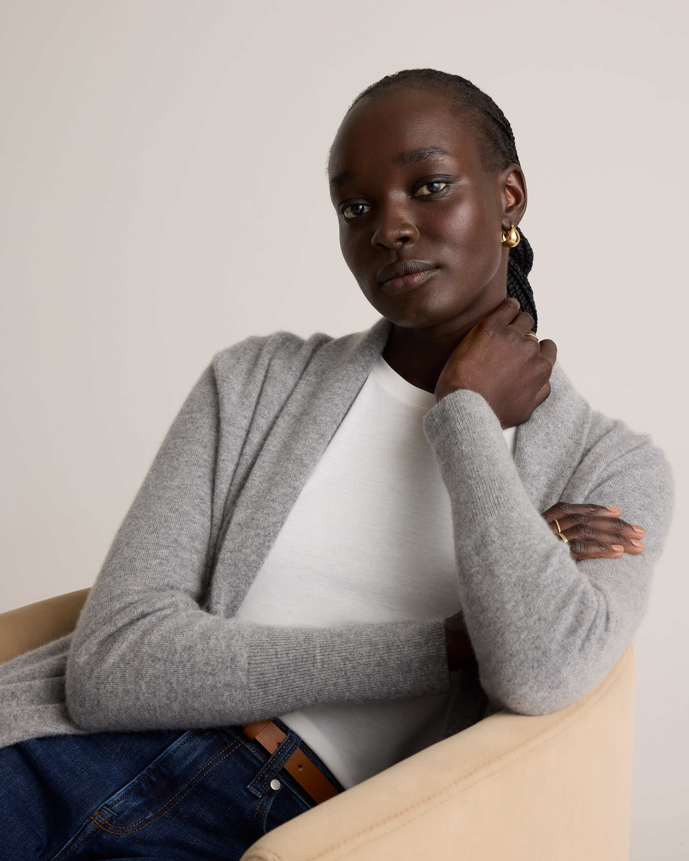 トップス INNER MONGOLIAN CASHMERE CARDIGAN Mongolian Cashmere Duster Cardigan Sweater | Quince Canada