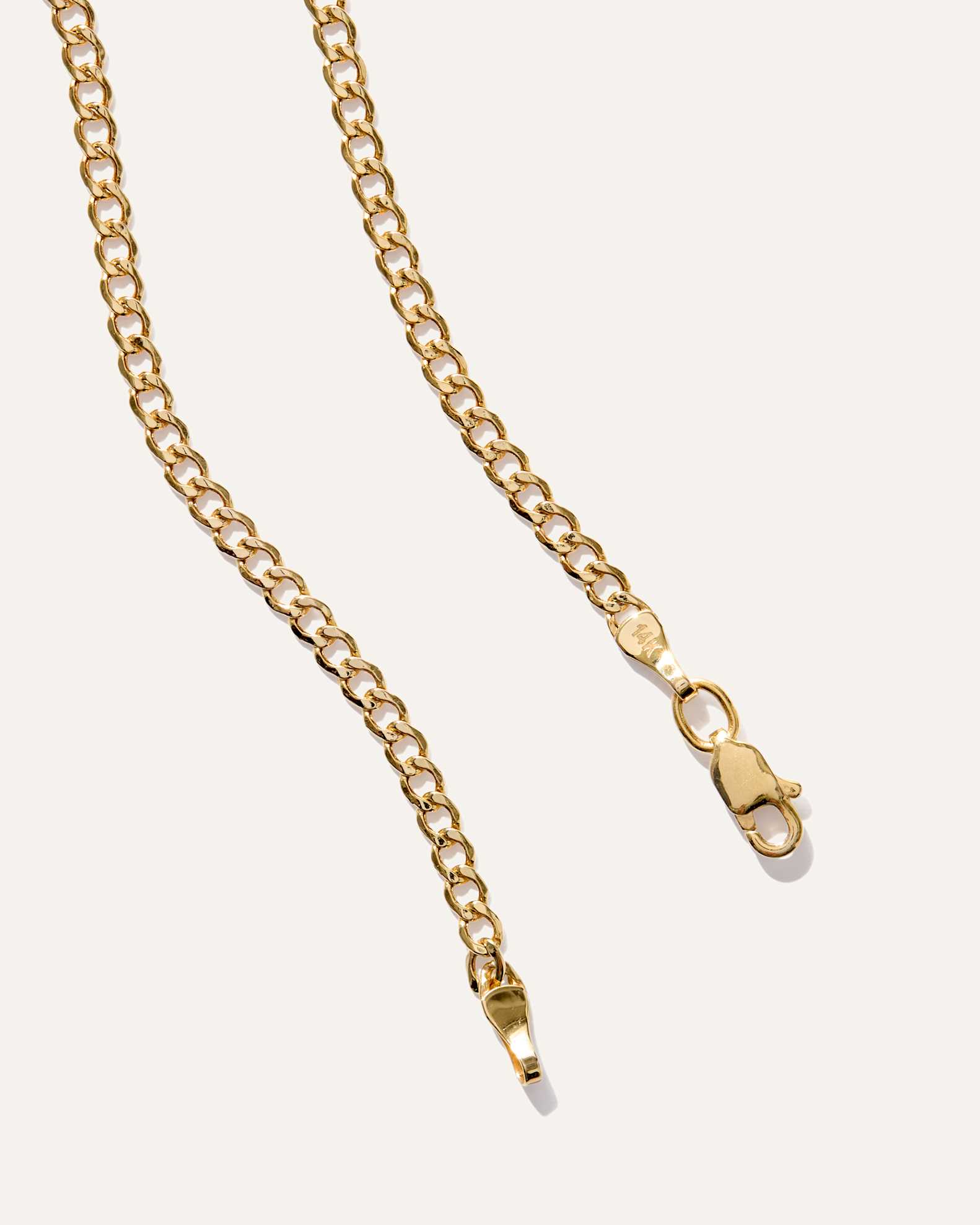 Silver Bold Herringbone Chain Necklace