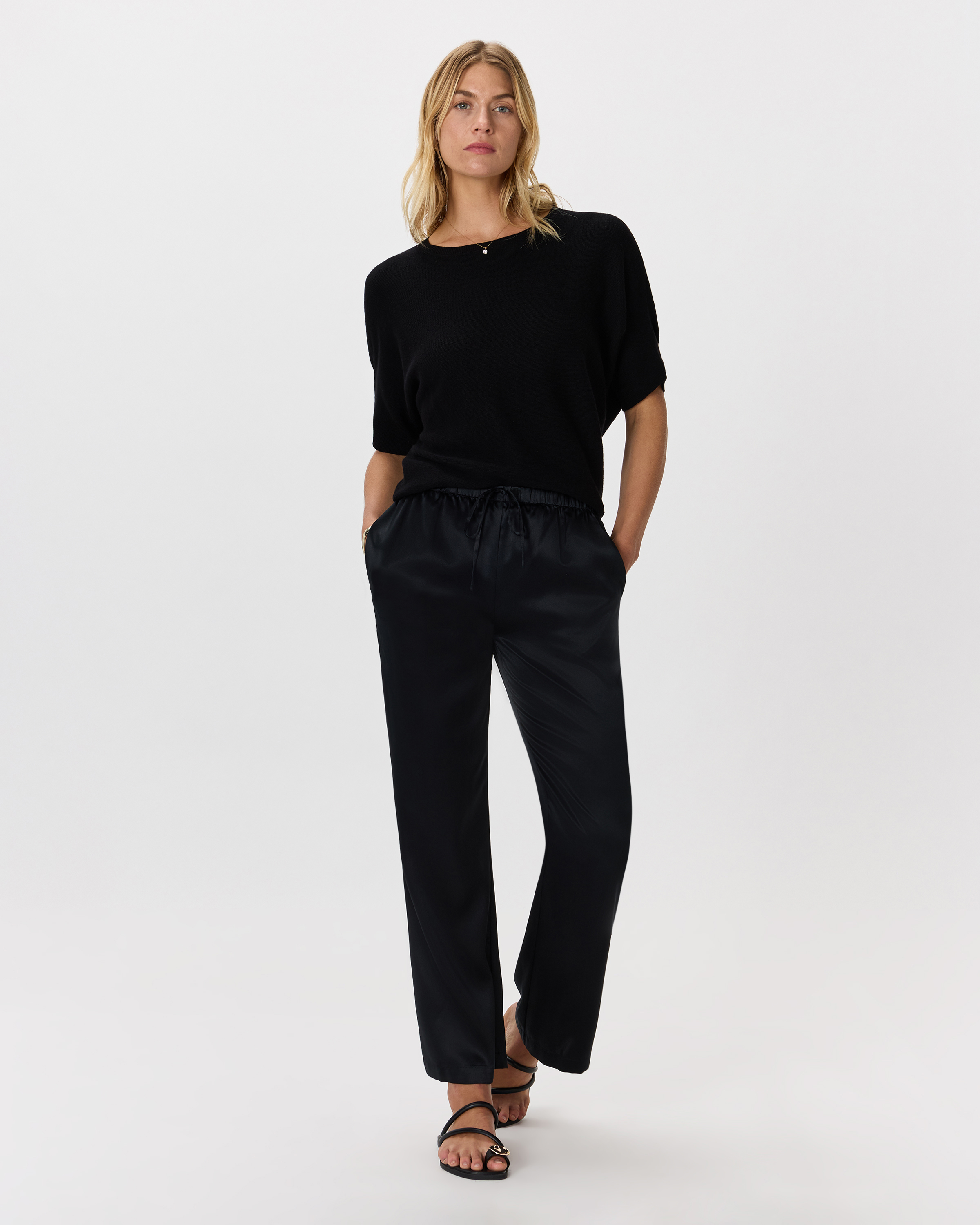 Y's PLAIN STITCH RANDOM TUCK PULLOVER 黒2 DYED COTTON SILK HEAVY VOILE RANDOM TUCK SHAPED SHIRT