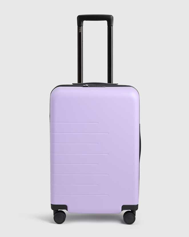 Lavender Expandable Carry-On Suitcase