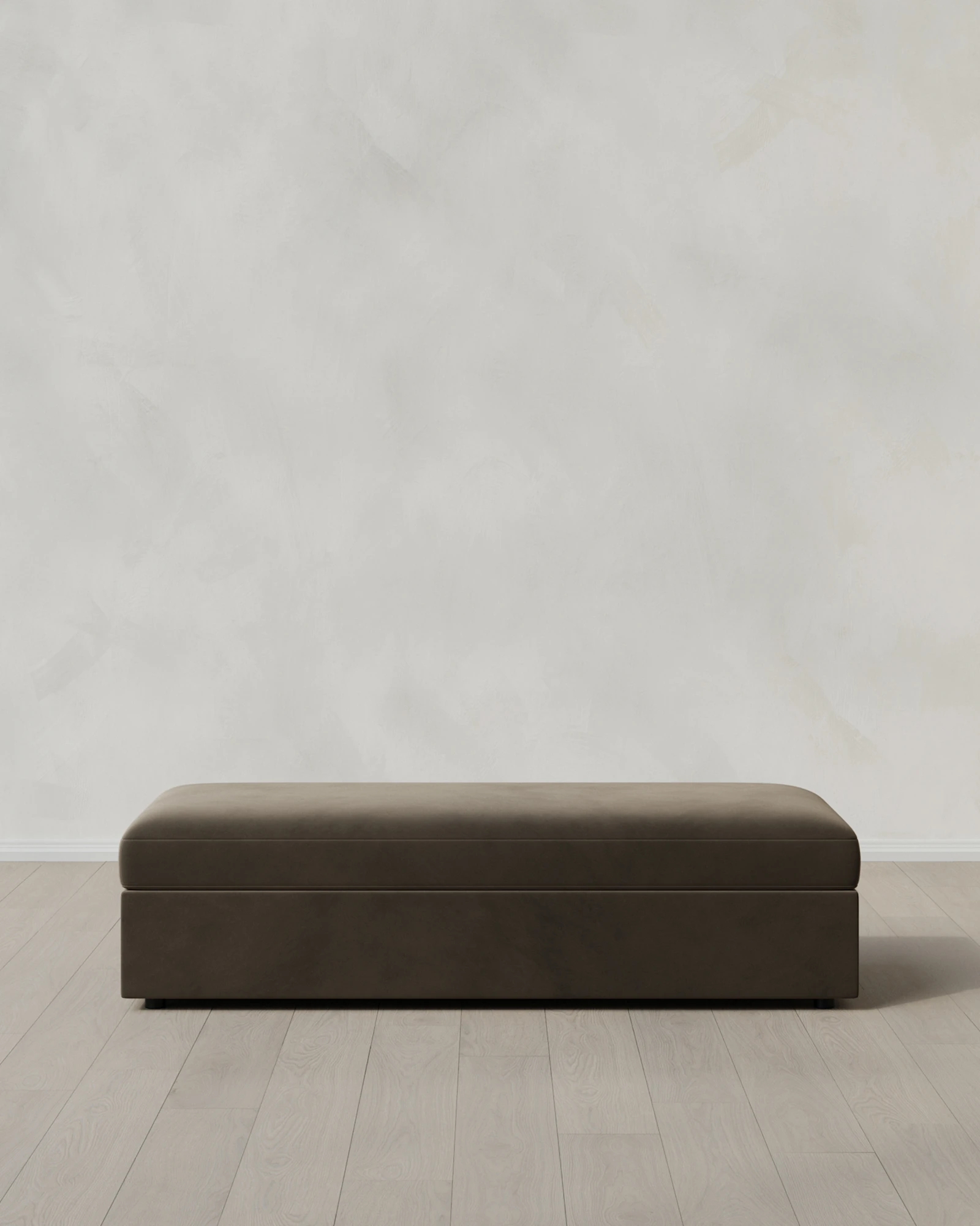 Sierra Coffee Ottoman in Performance Velvet