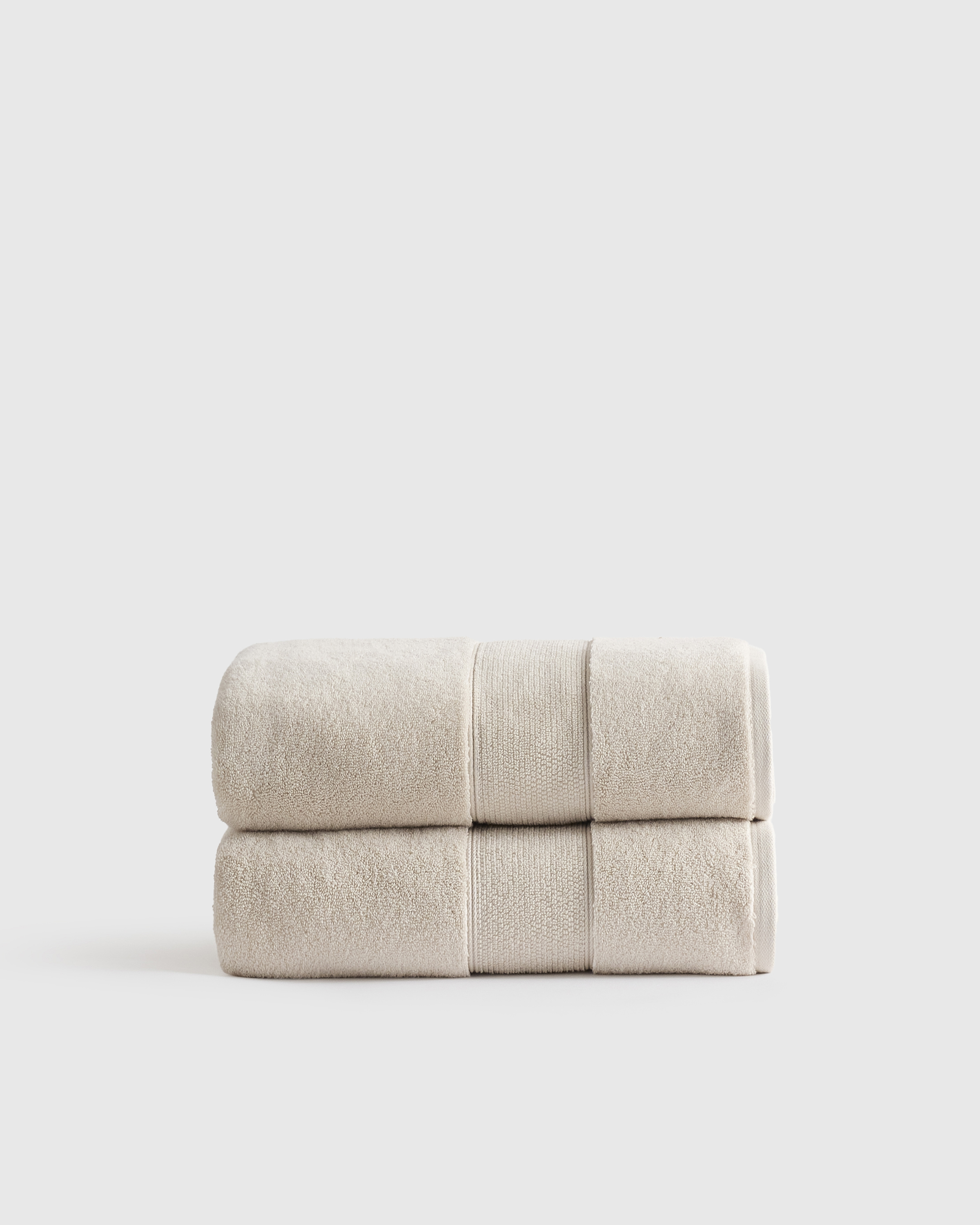 Oat Classic Organic Turkish Cotton Bath Towel (Set of 2)