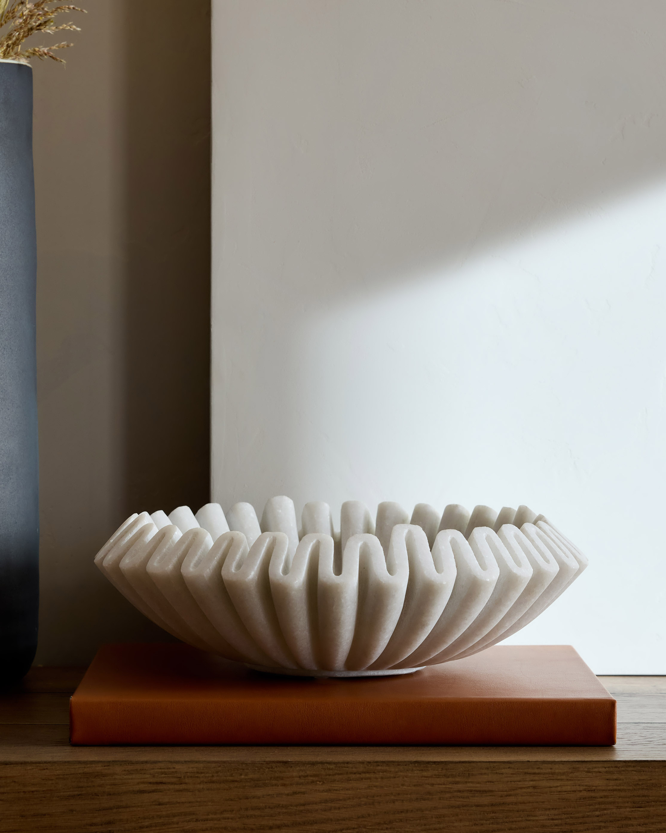 Quince Fluted Marble Bowl - Thumbnail 3