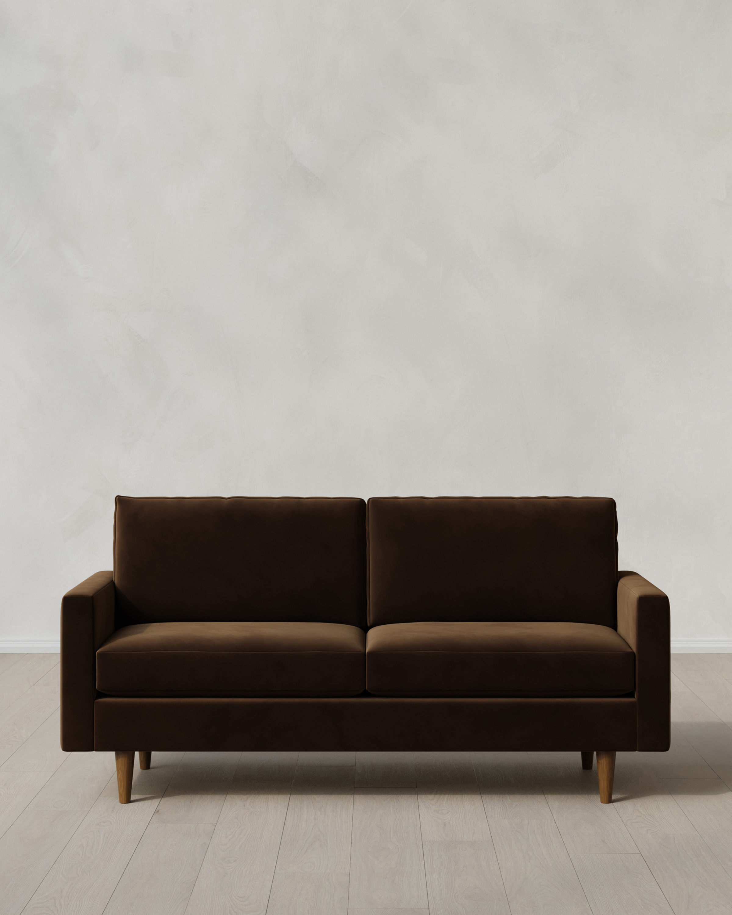Java Atlas Midcentury Sofa in Performance Velvet