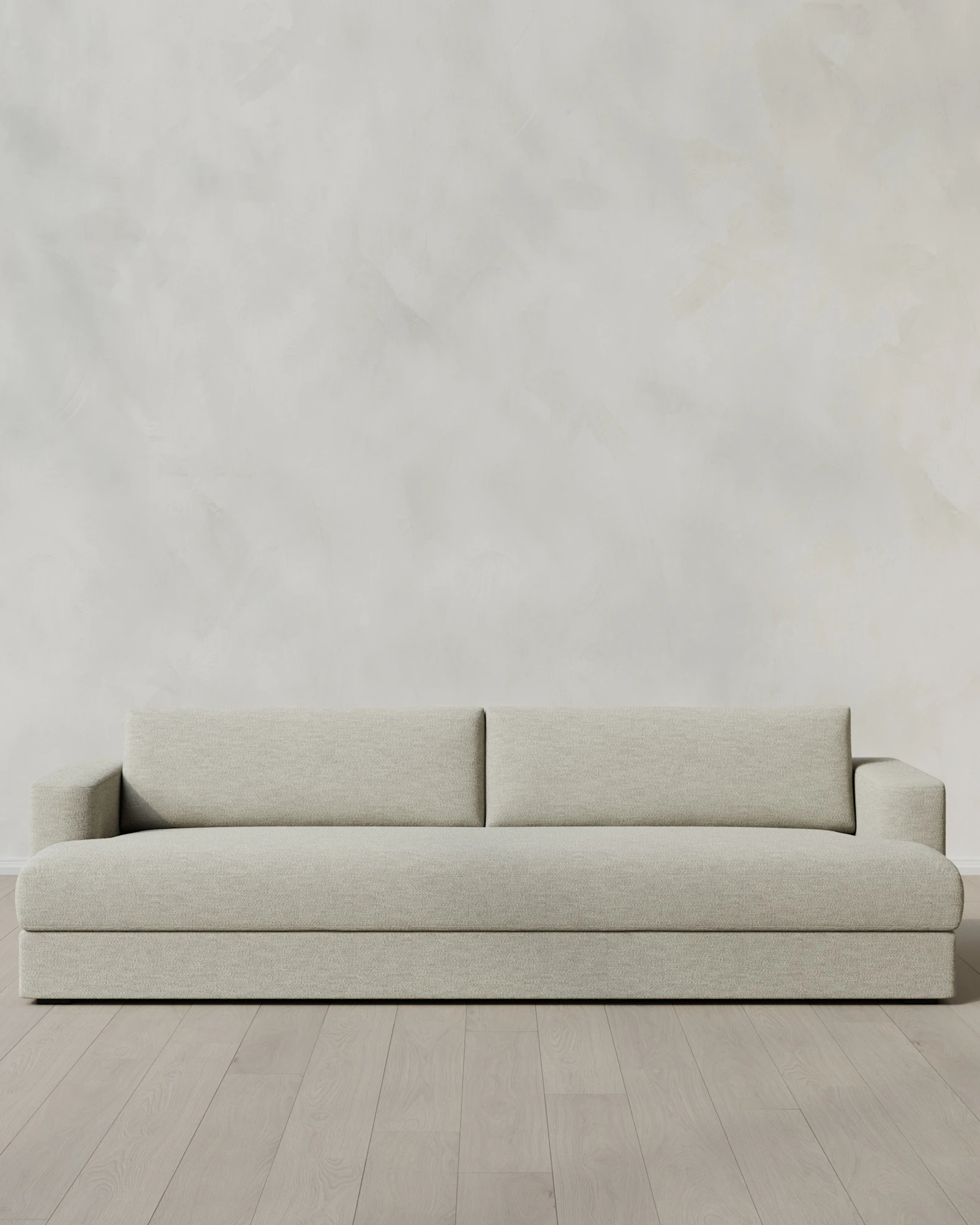 Sierra Performance Basketweave Curved Arm Sofa