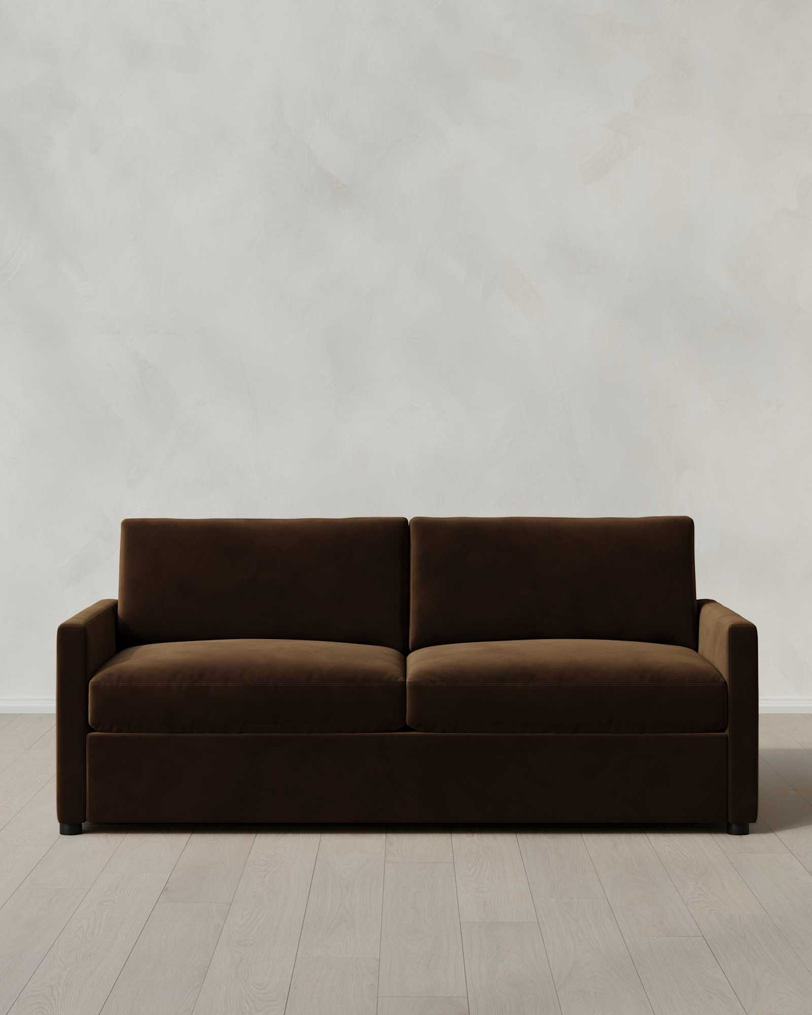 Brennan Performance Velvet Sofa in Java