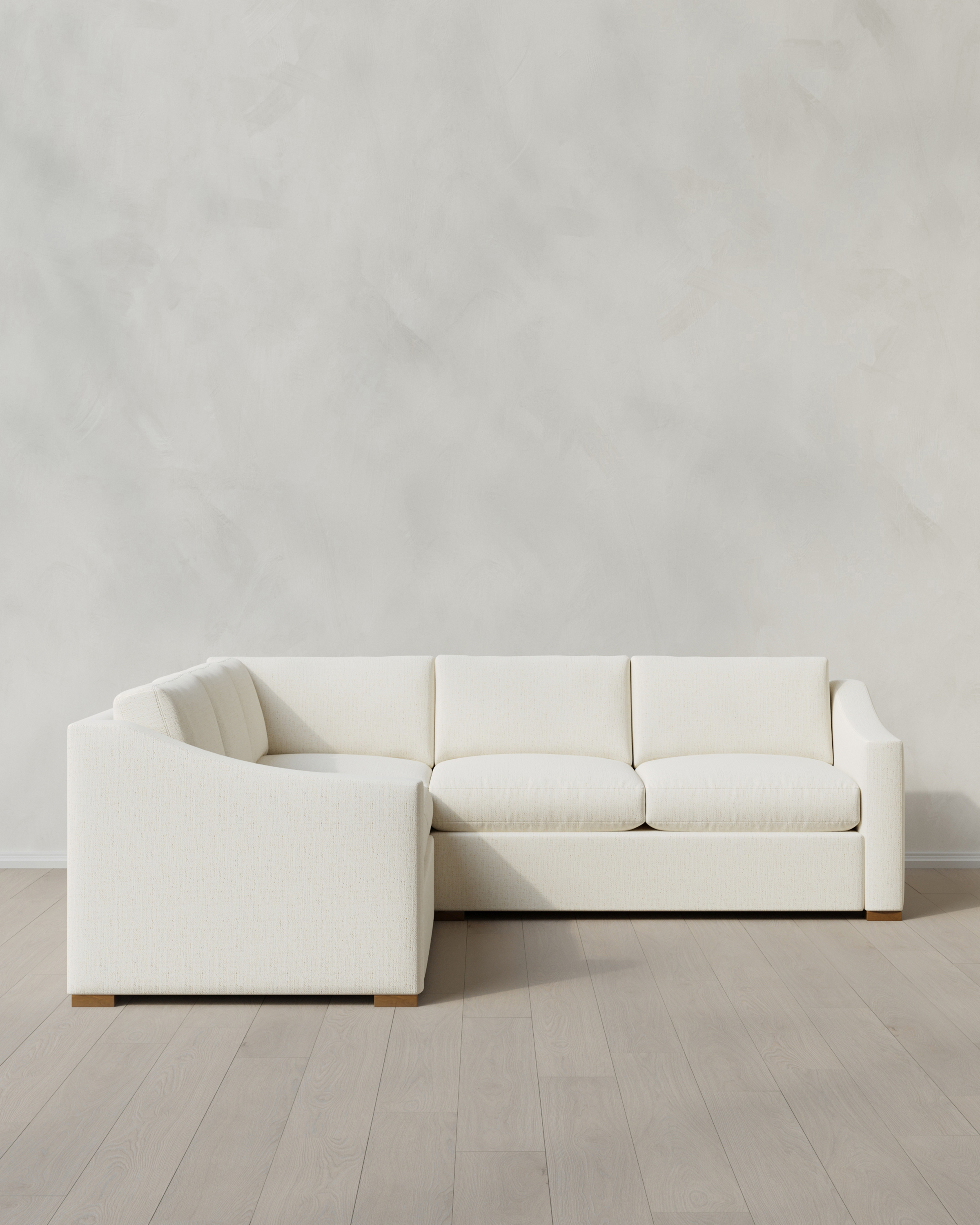 Hollis Slope Arm LSectional 110x110in Crypton Nomad Snow