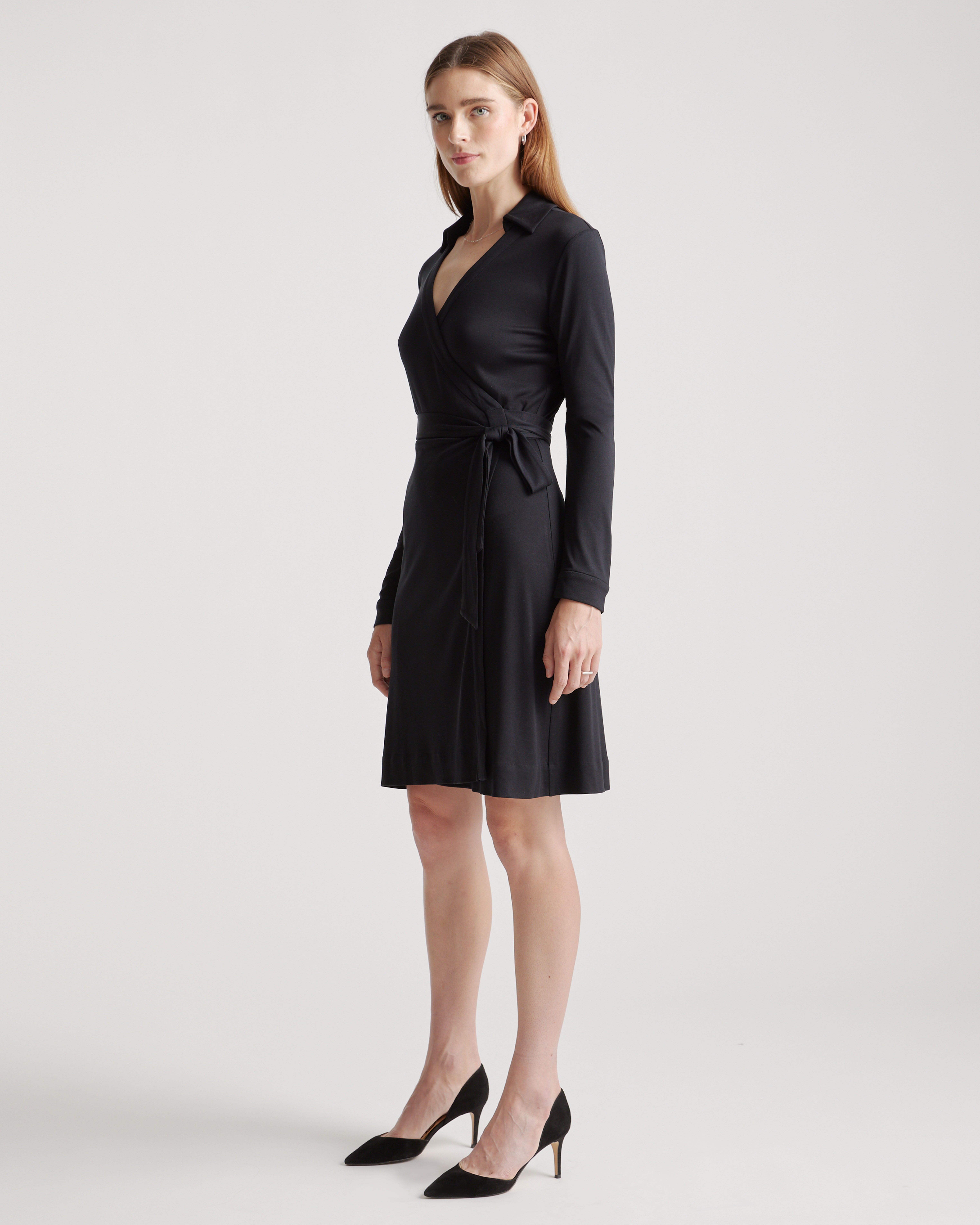 sachin and babi light blue dress Black Wrap Dresses