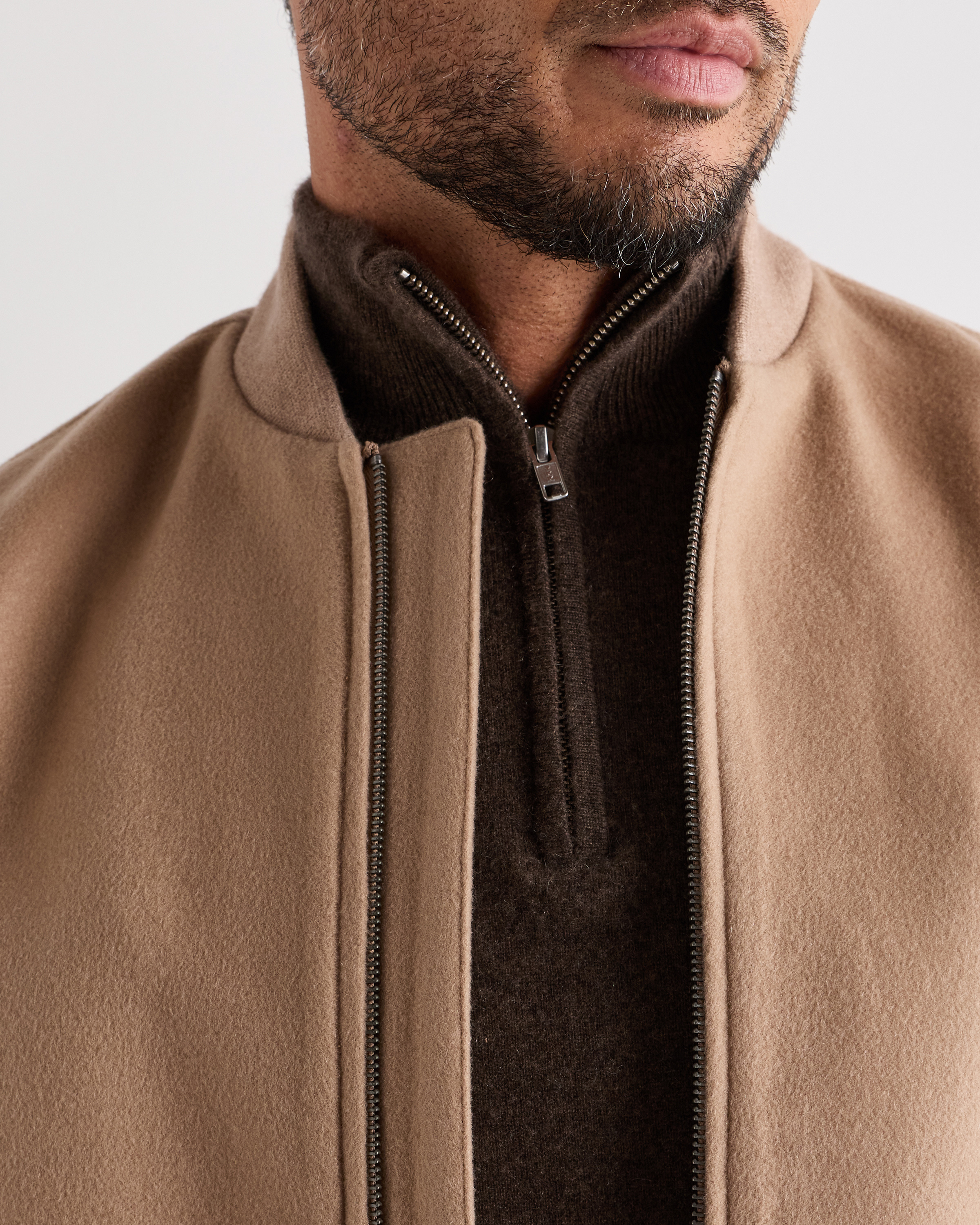 DAMA Cashmere 100% Jacket Camel, Size M Equivalent