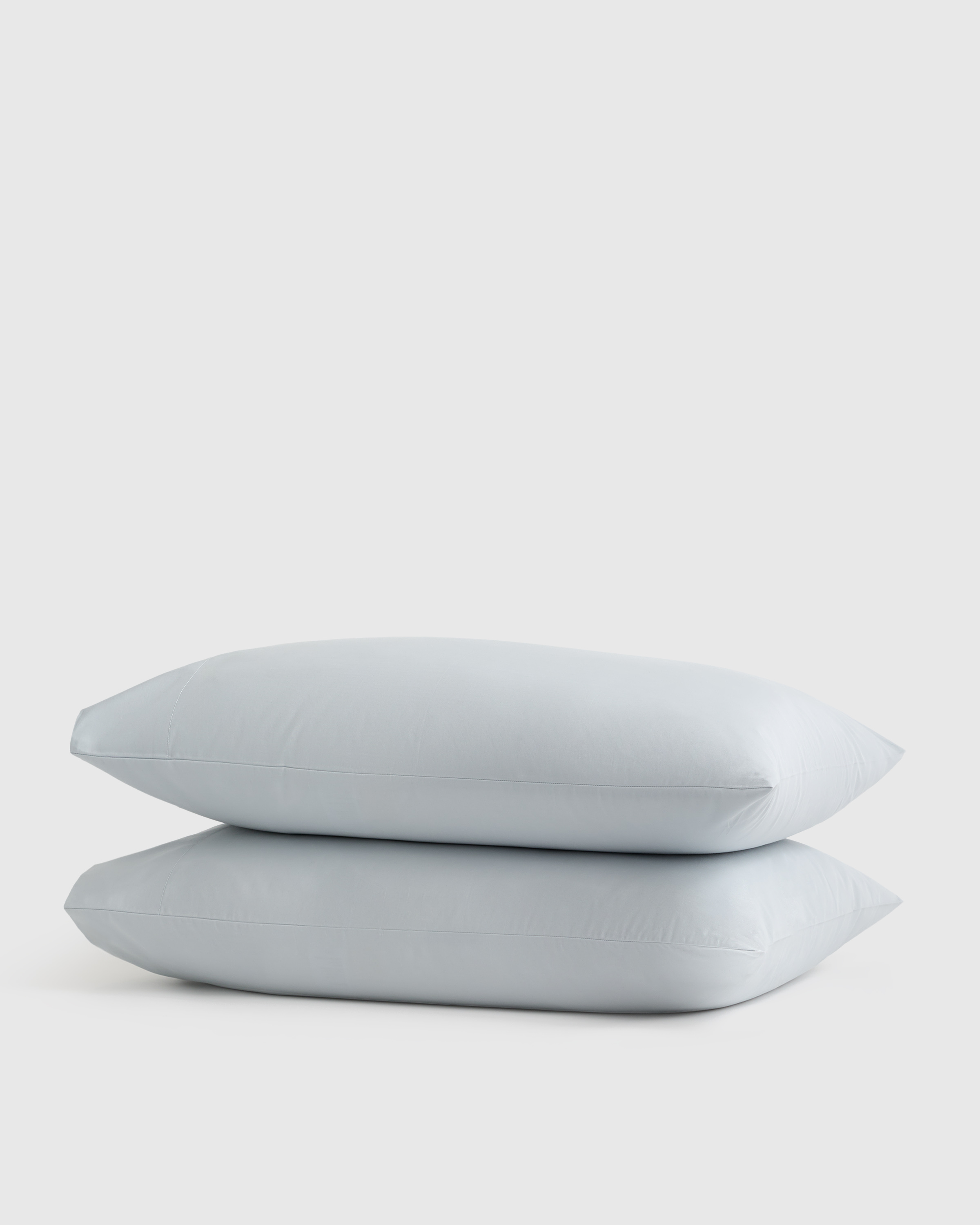 Sky Blue Ensemble de taies d'oreiller en percale biologique