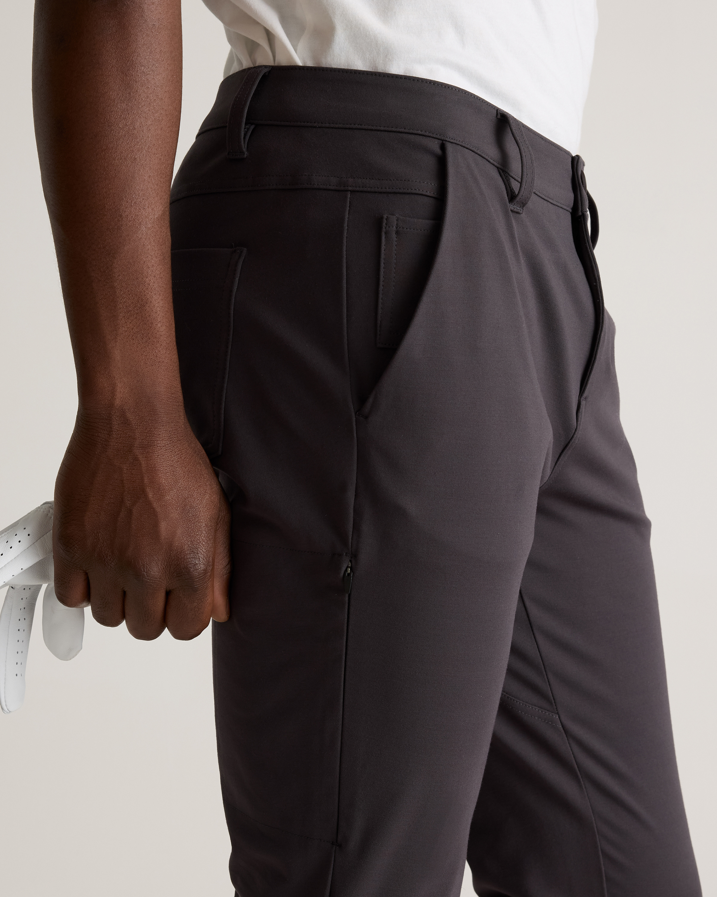 メンズウェア CLUBHAUS Tailored Trousers - Graphite L Mens Graphite Clubhouse Stretch 5-Pocket Pant | GenTeal Mens