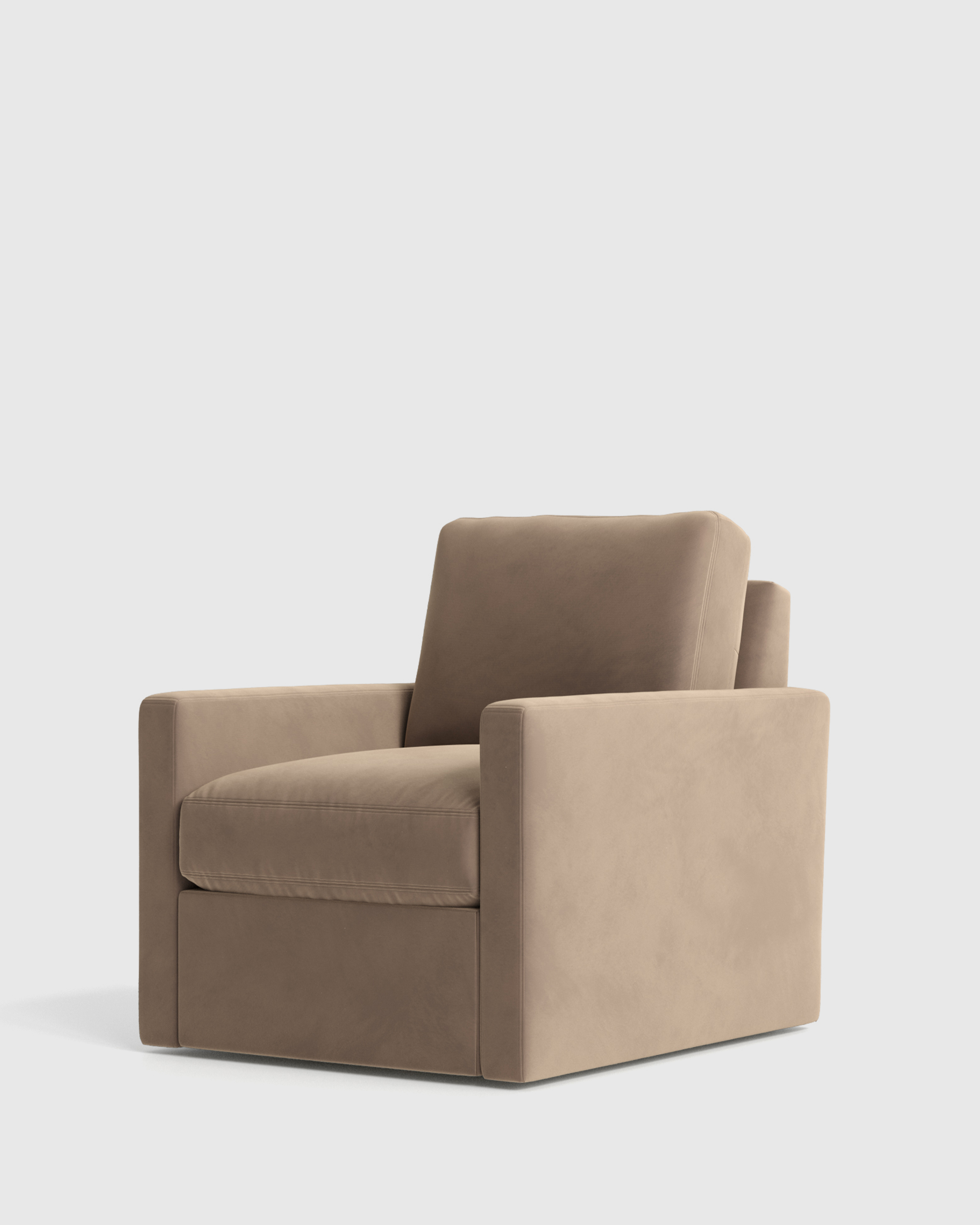 Brennan Performance Velvet Swivel Chair