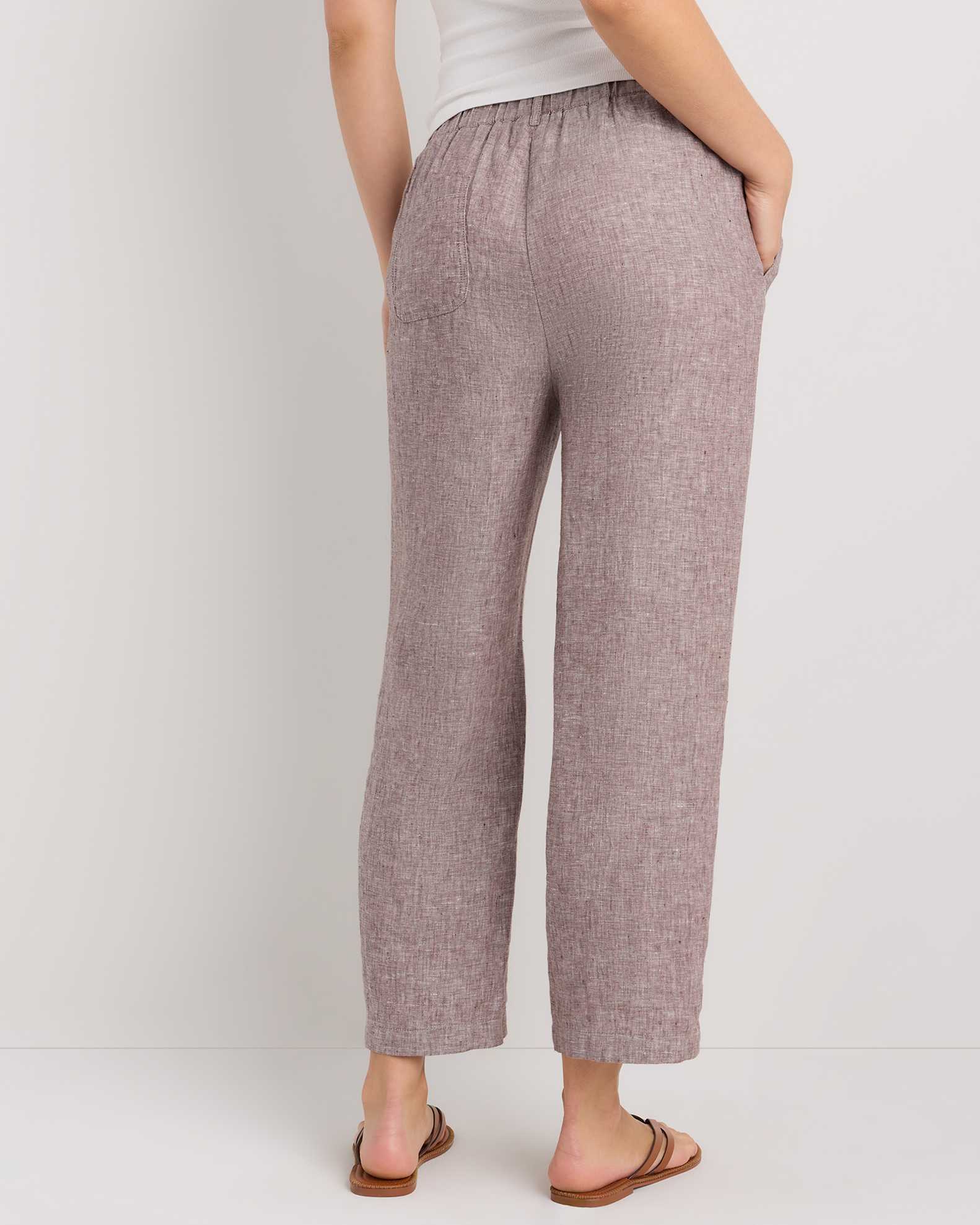 Women's 100% European Linen Pants