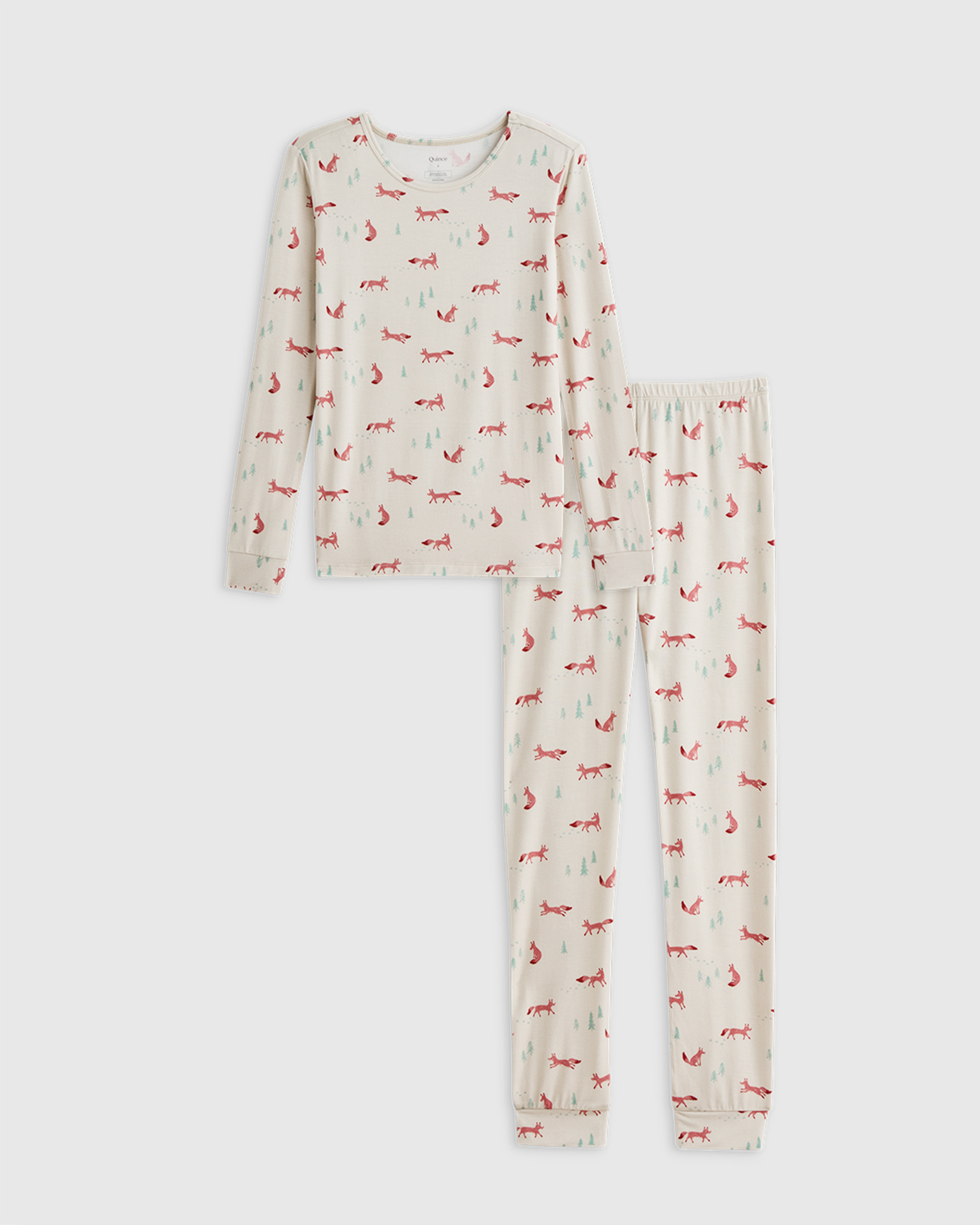 Fox Bamboo Long Sleeve and Pant Pajama Set