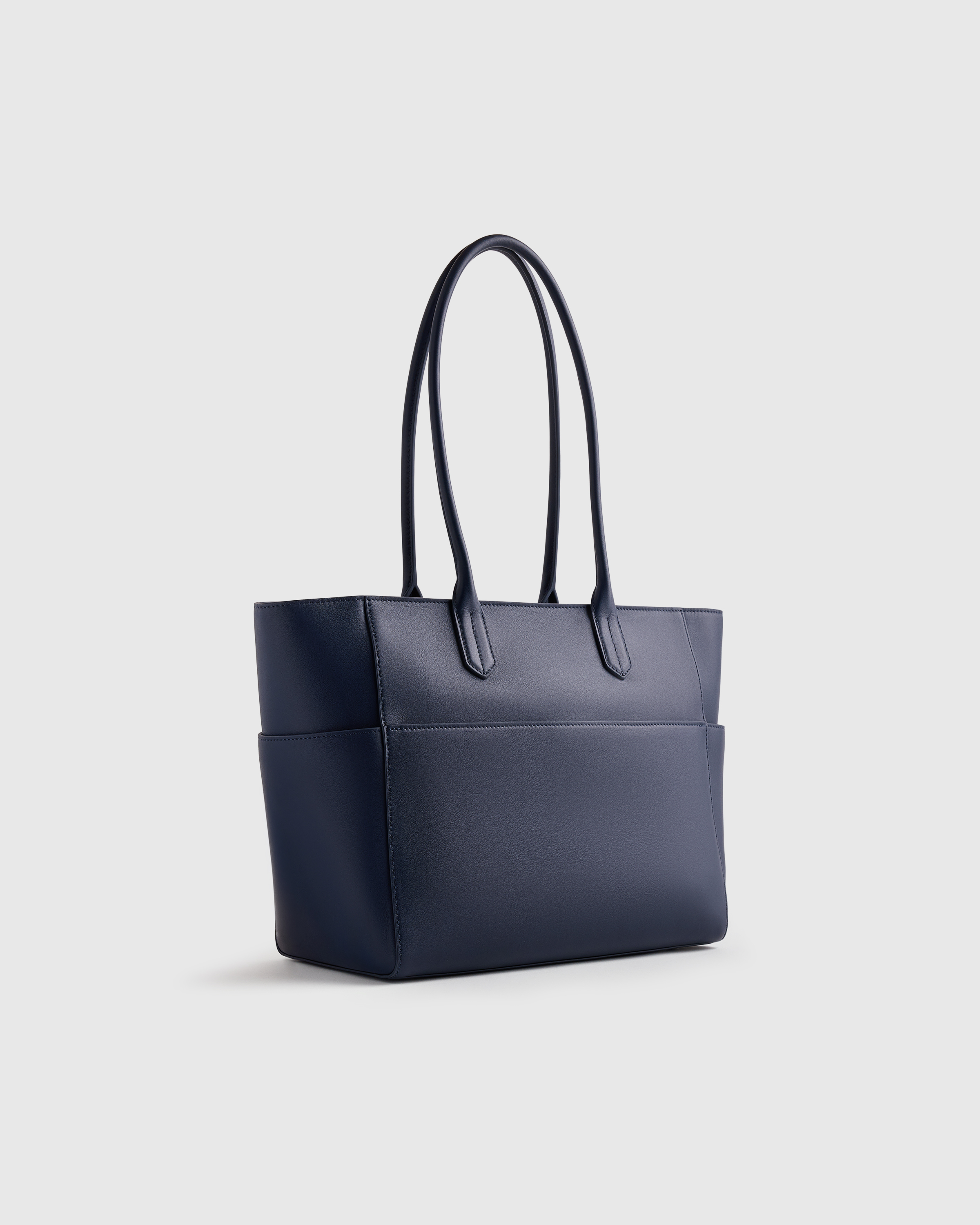Italian Leather Shopper Tote | Quince Canada
