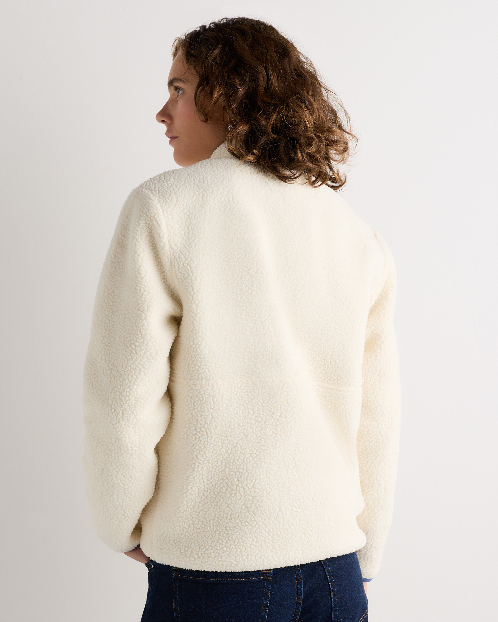 Sherpa Half-Zip Jacket