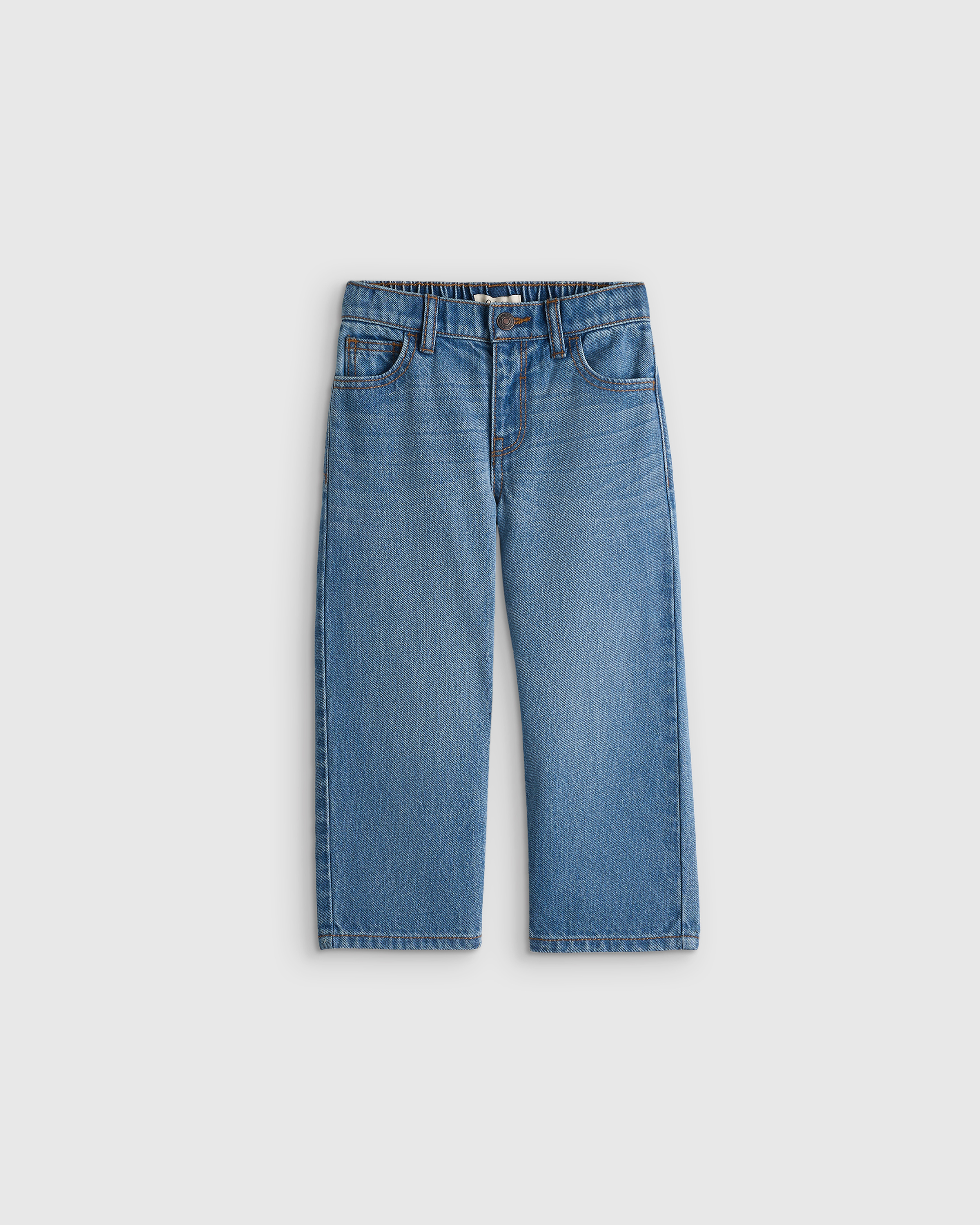 Medium Wash Boys Baggy Jeans
