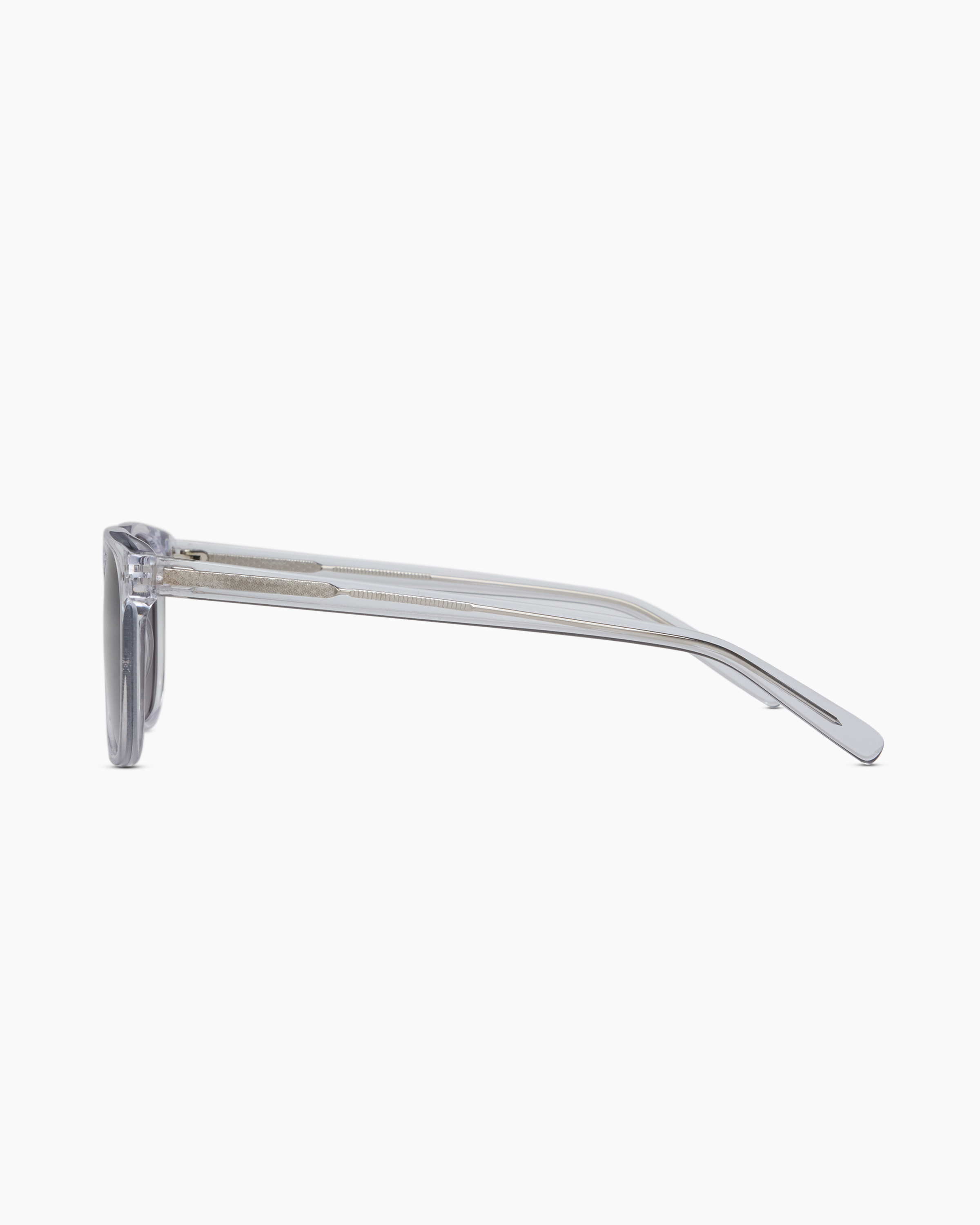 Quince Walker Polarized Acetate Sunglasses Clear Slate with Grey lens NEW Avery Polarized Acetate Sunglasses in Clear Slate with Grey lens main image 3