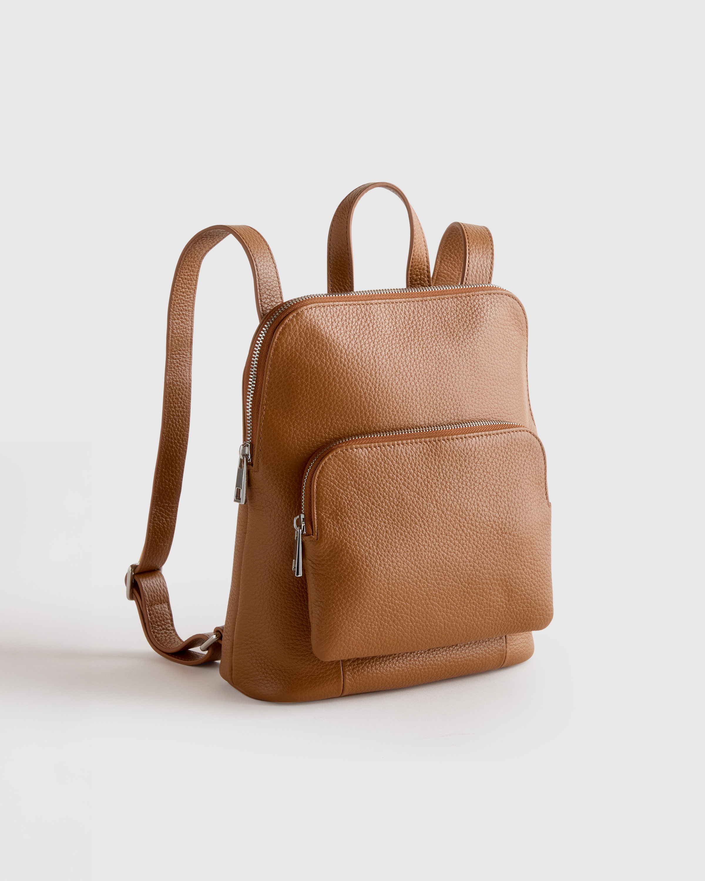 Italian Leather Mini Convertible Backpack - Thumbnail 5