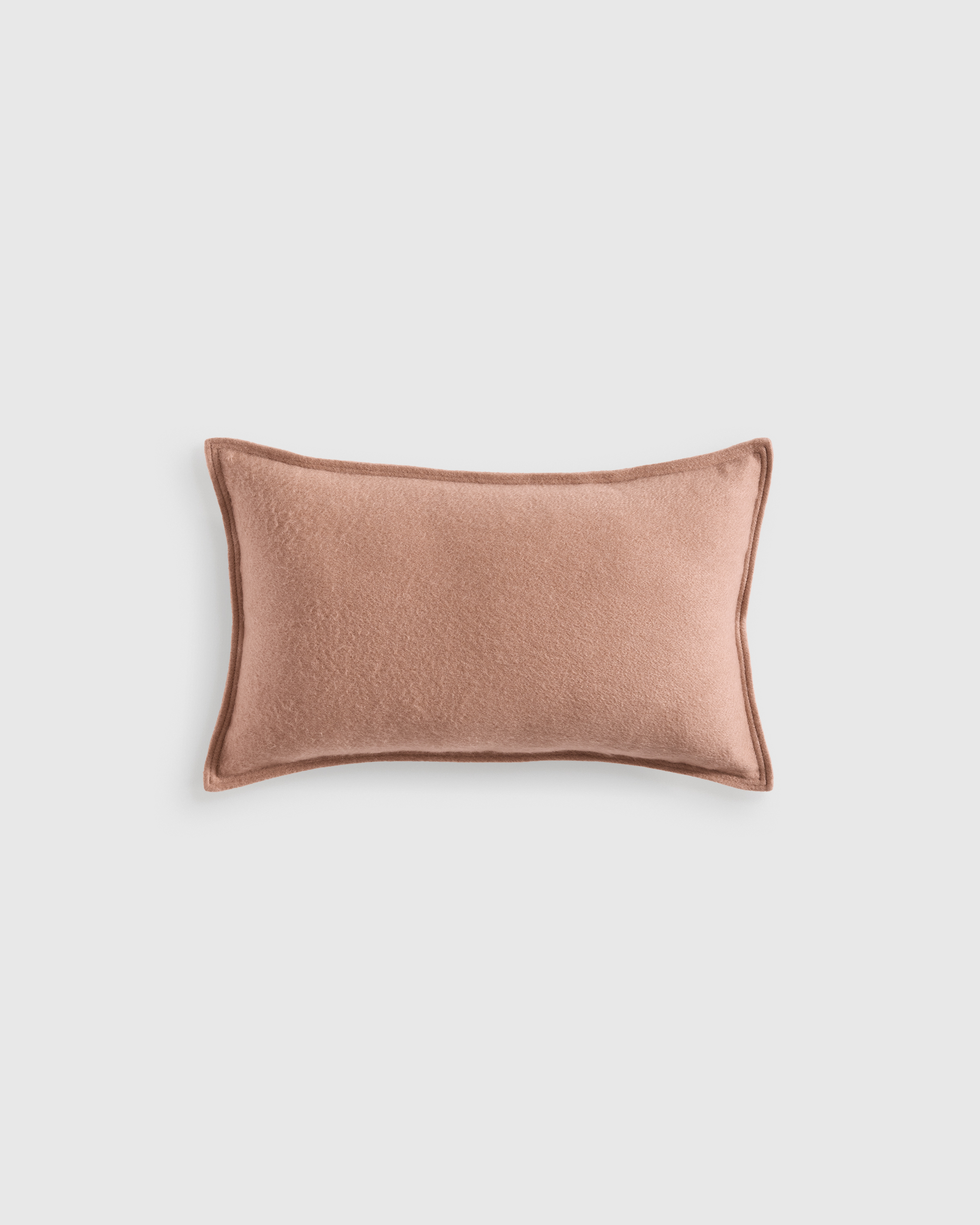 Camel Solid Cashmere Pillow Cover