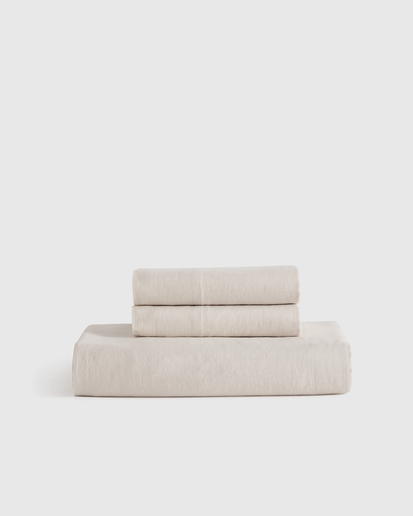 European Linen Fitted Sheet Set - King