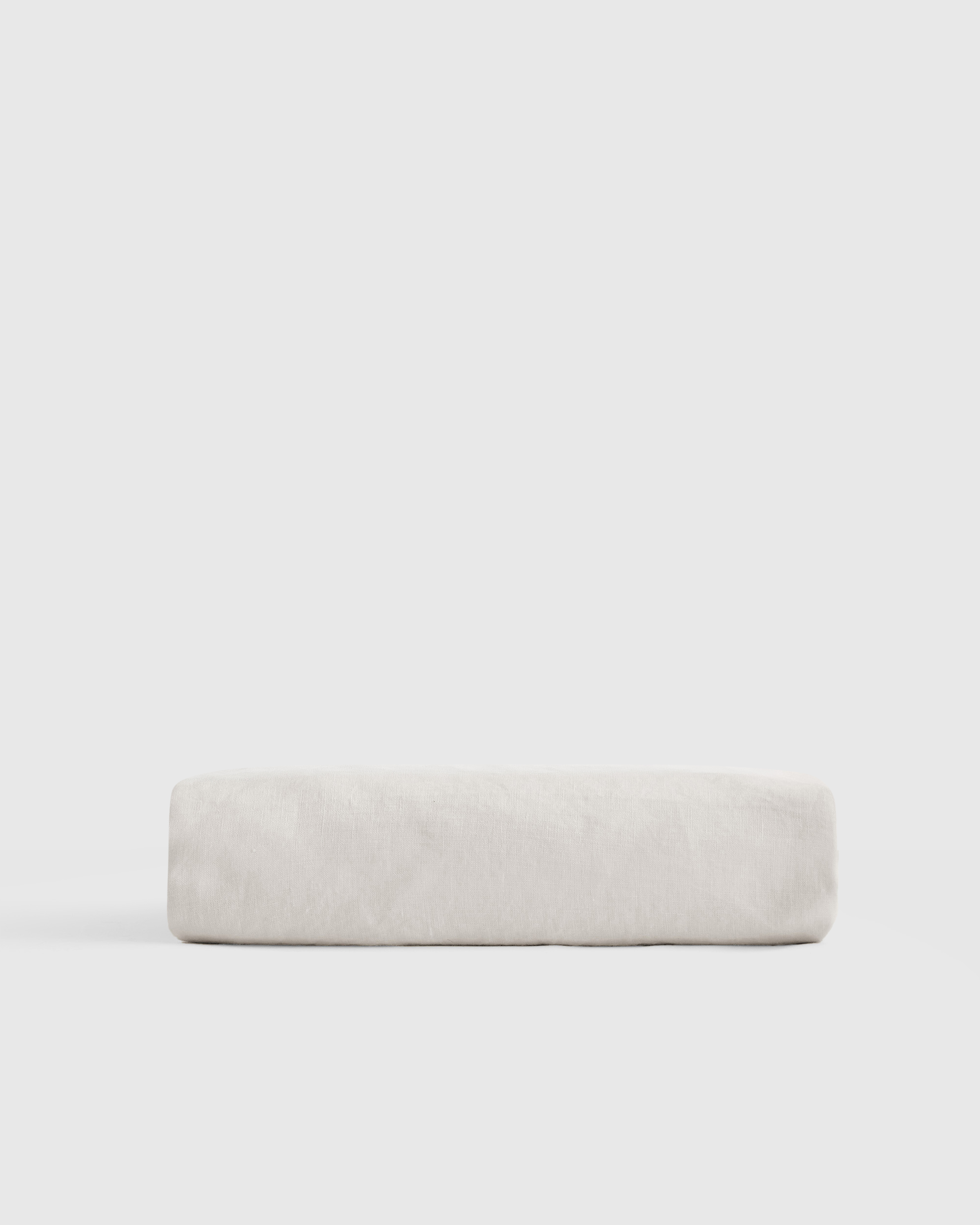 Sand European Linen Fitted Sheet