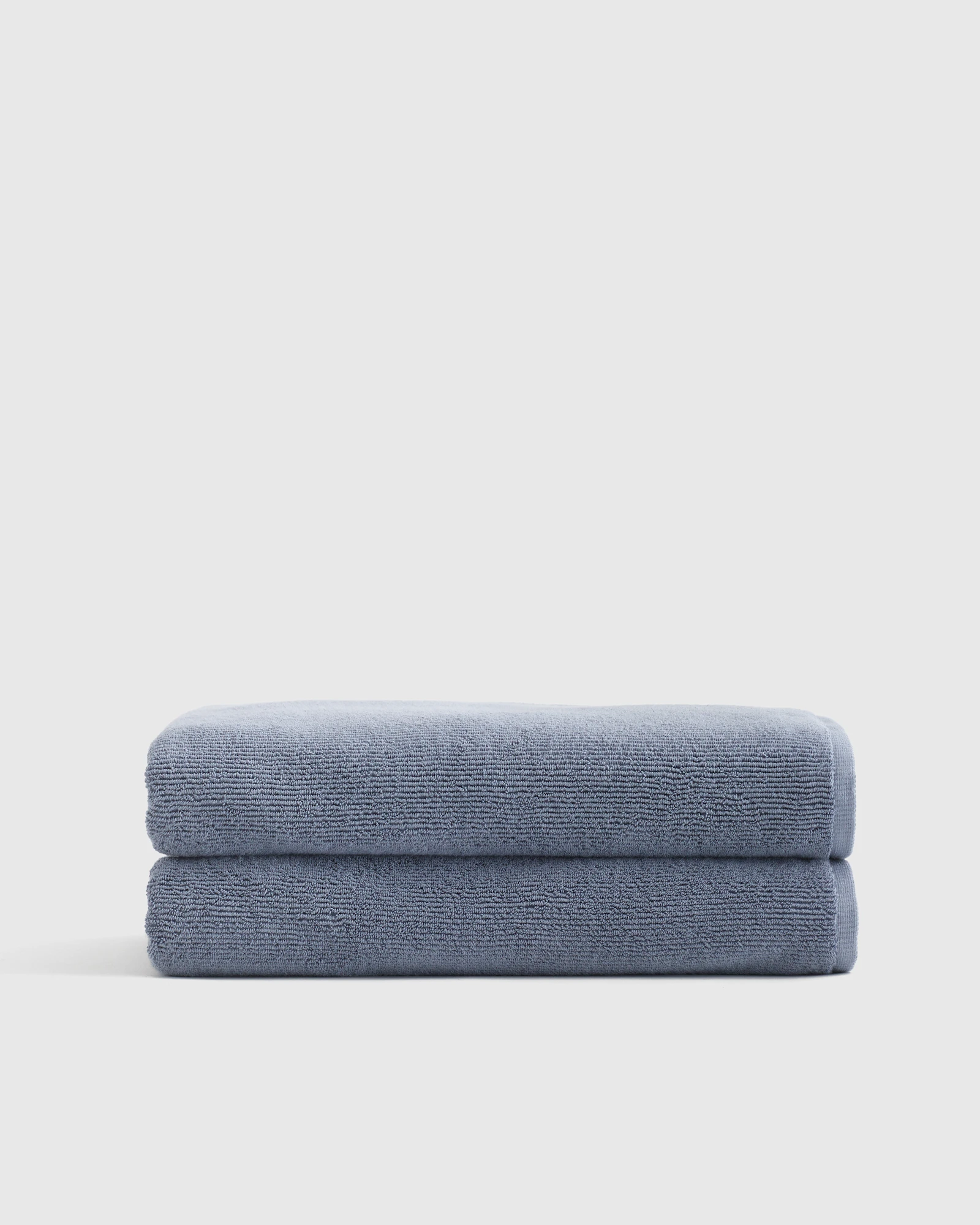 Turkish Ribbed Quick Dry Bath Sheet (Set of 2) - Mineral