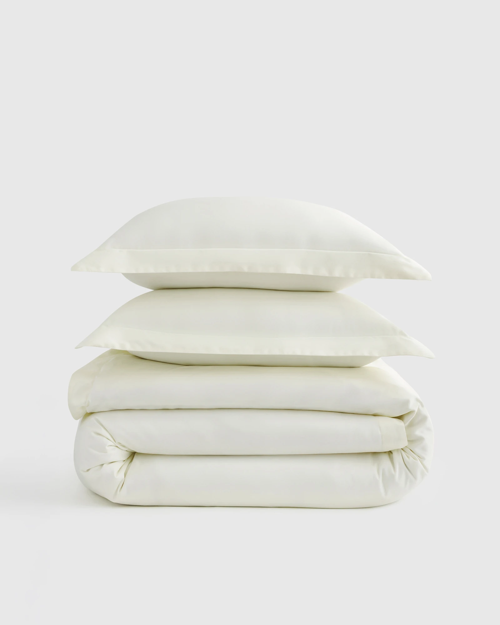 Signature Giza Cotton Sateen Duvet Cover Set (Twin) by Quince