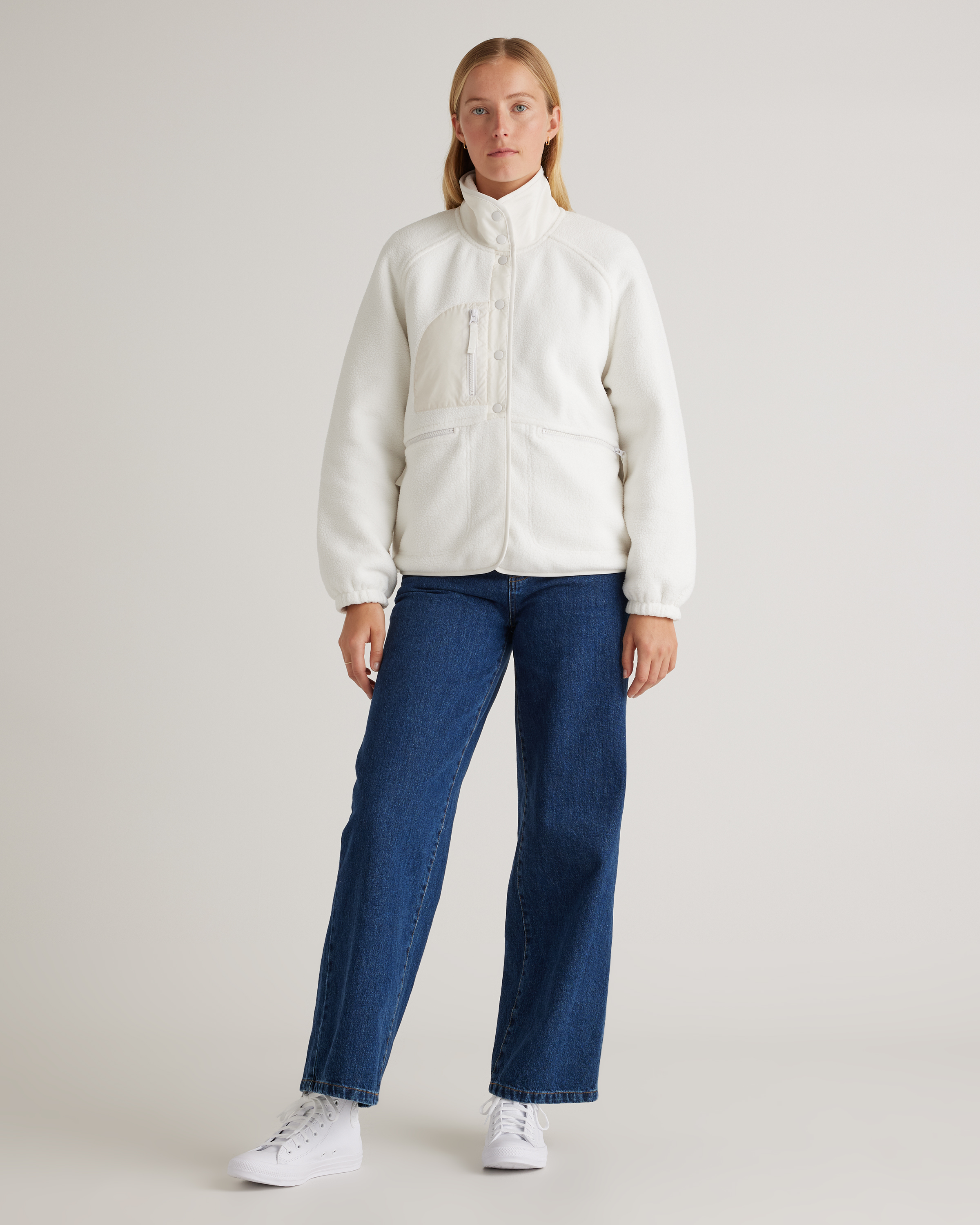 Sherpa Snap Front Jacket