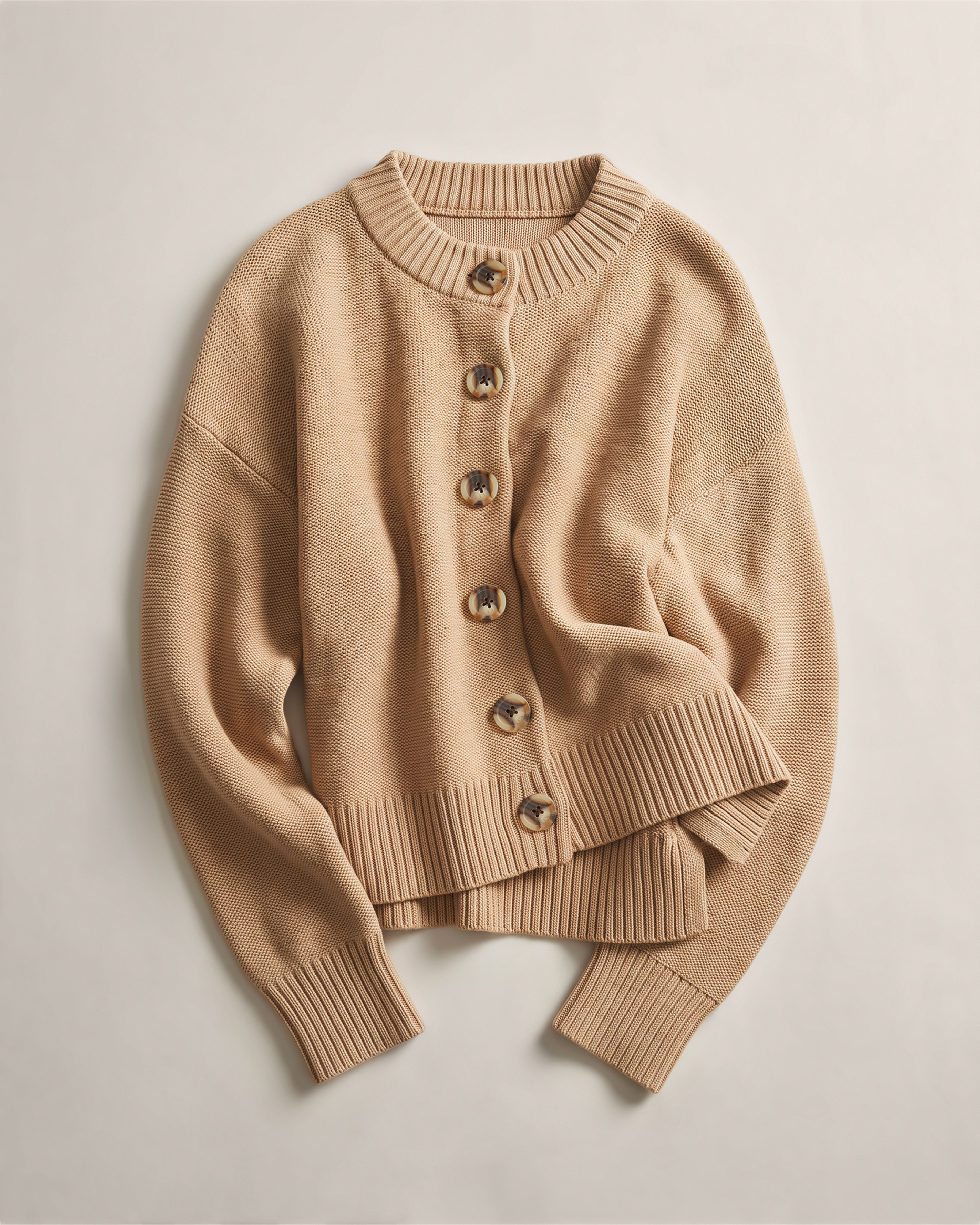 100% Organic Cotton Cropped Cardigan
