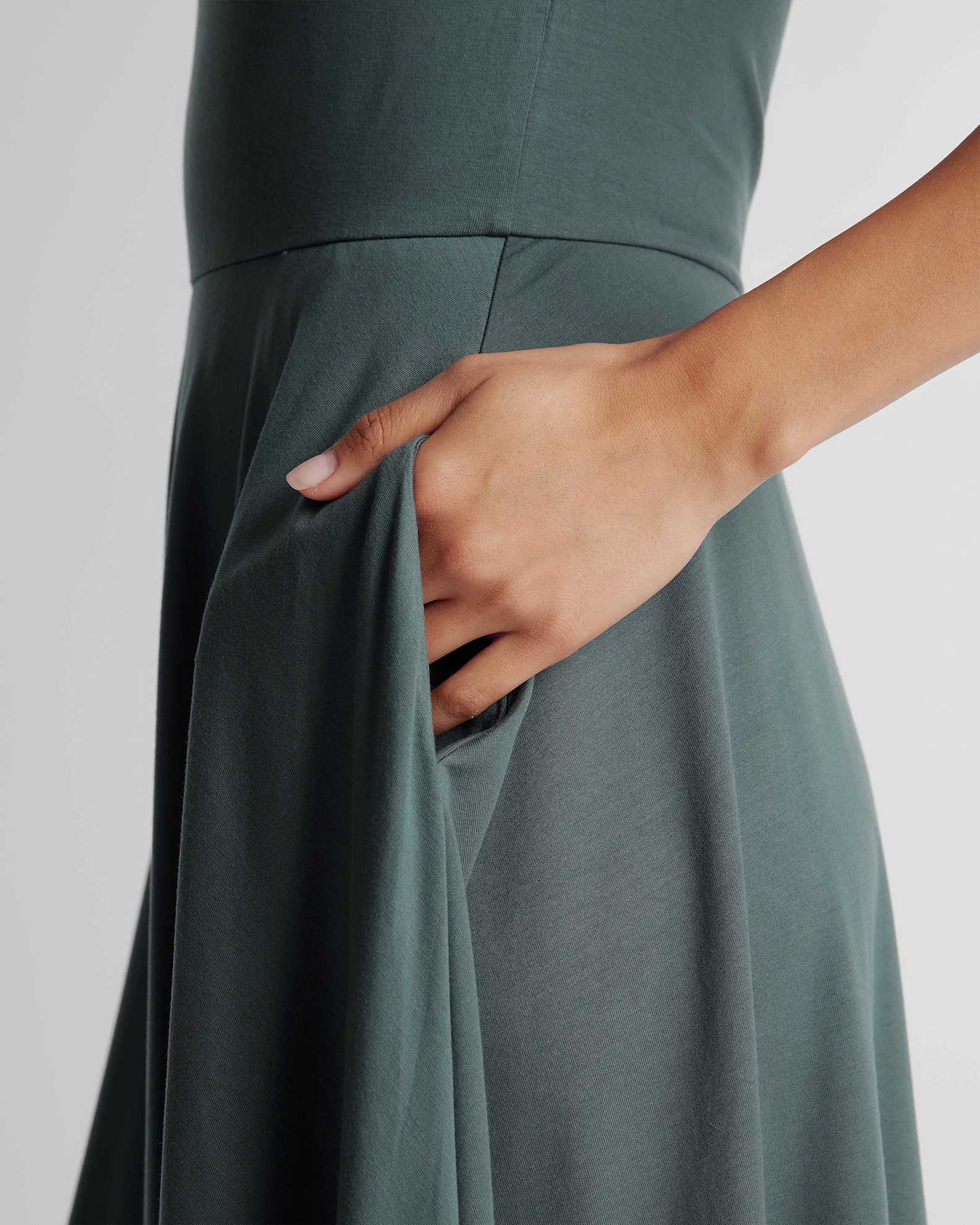 Tencel Jersey Fit & Flare Dress Tencel Jersey Fit & Flare Dress