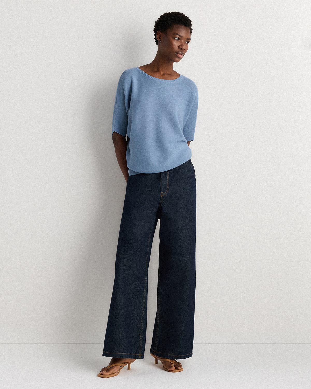 ぽ*ん様 BISOWN Cashmere Fairile Vneck Dolma Cashmere Knit Dolman Top – Lela Rose