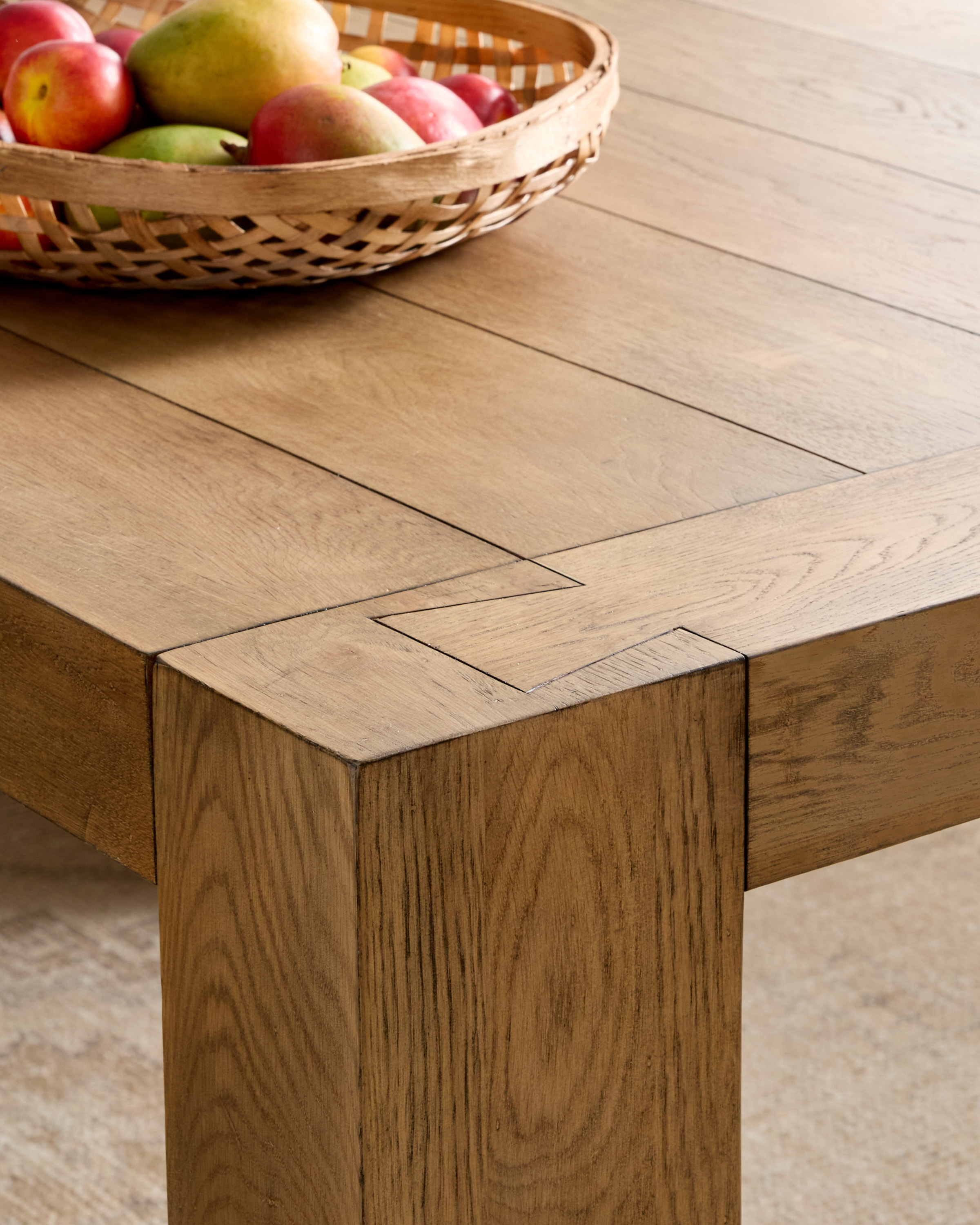 Reclaimed Wood Parsons Dining Table - thumbnail 8